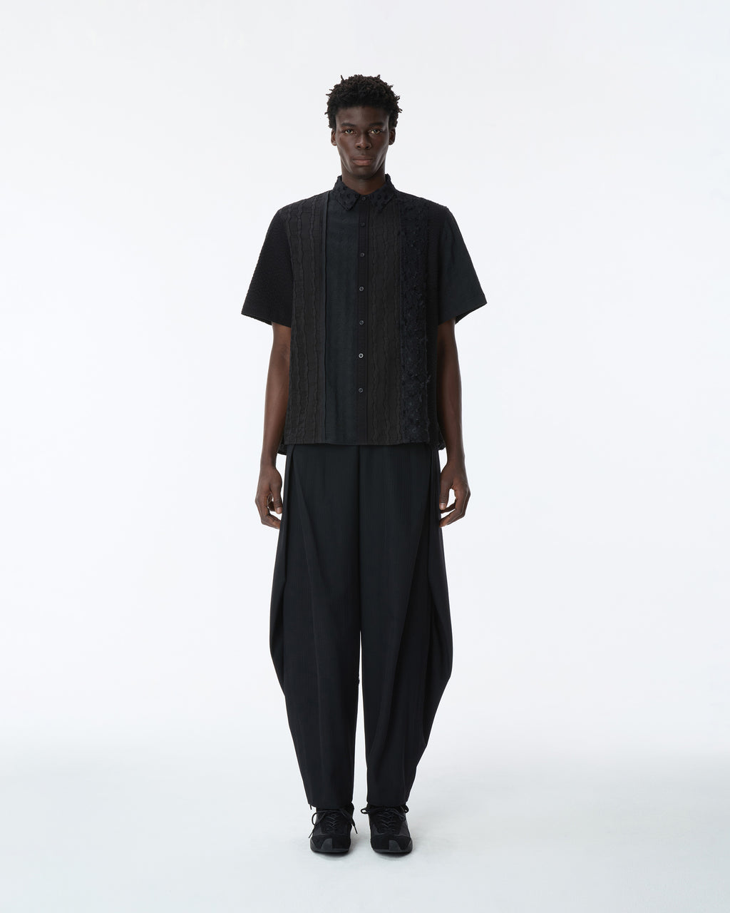 Ader Error - Half Sleeve Shirt Product. 36 (Noir) product image 9 | TRAB K-Fashion Australia