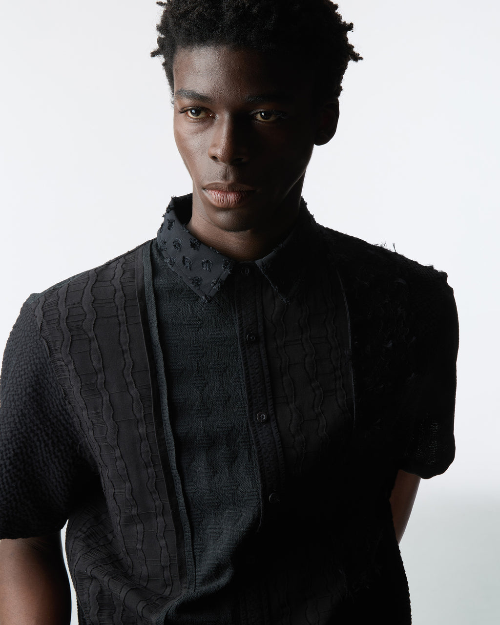 Ader Error - Half Sleeve Shirt Product. 36 (Noir) product image 11 | TRAB K-Fashion Australia
