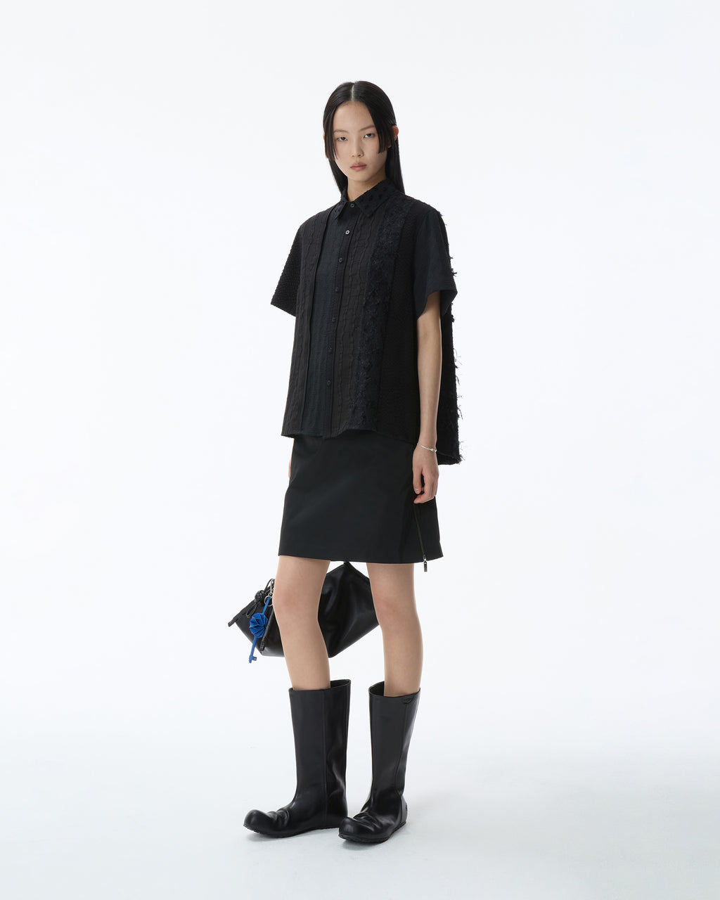 Ader Error - Half Sleeve Shirt Product. 36 (Noir) product image 1 | TRAB K-Fashion Australia