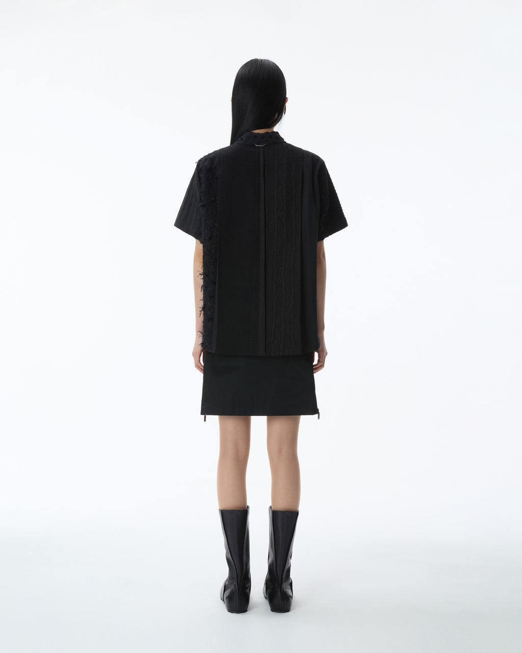 Ader Error - Half Sleeve Shirt Product. 36 (Noir) product image 3 | TRAB K-Fashion Australia