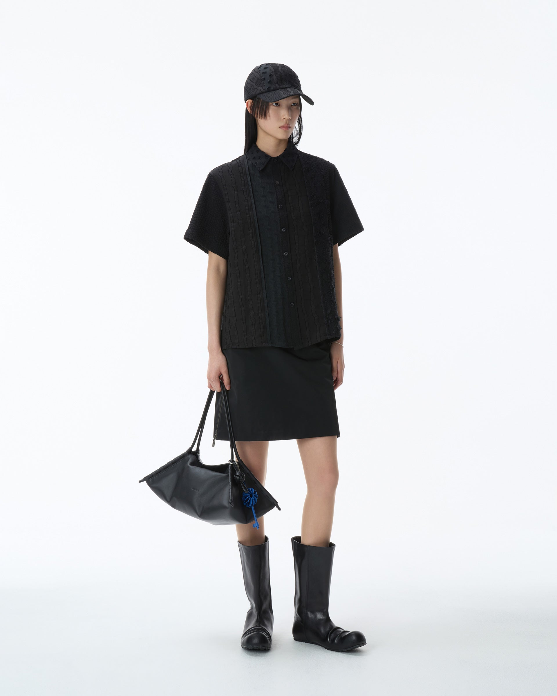 Ader Error - Half Sleeve Shirt Product. 36 (Noir) product image 4 | TRAB K-Fashion Australia