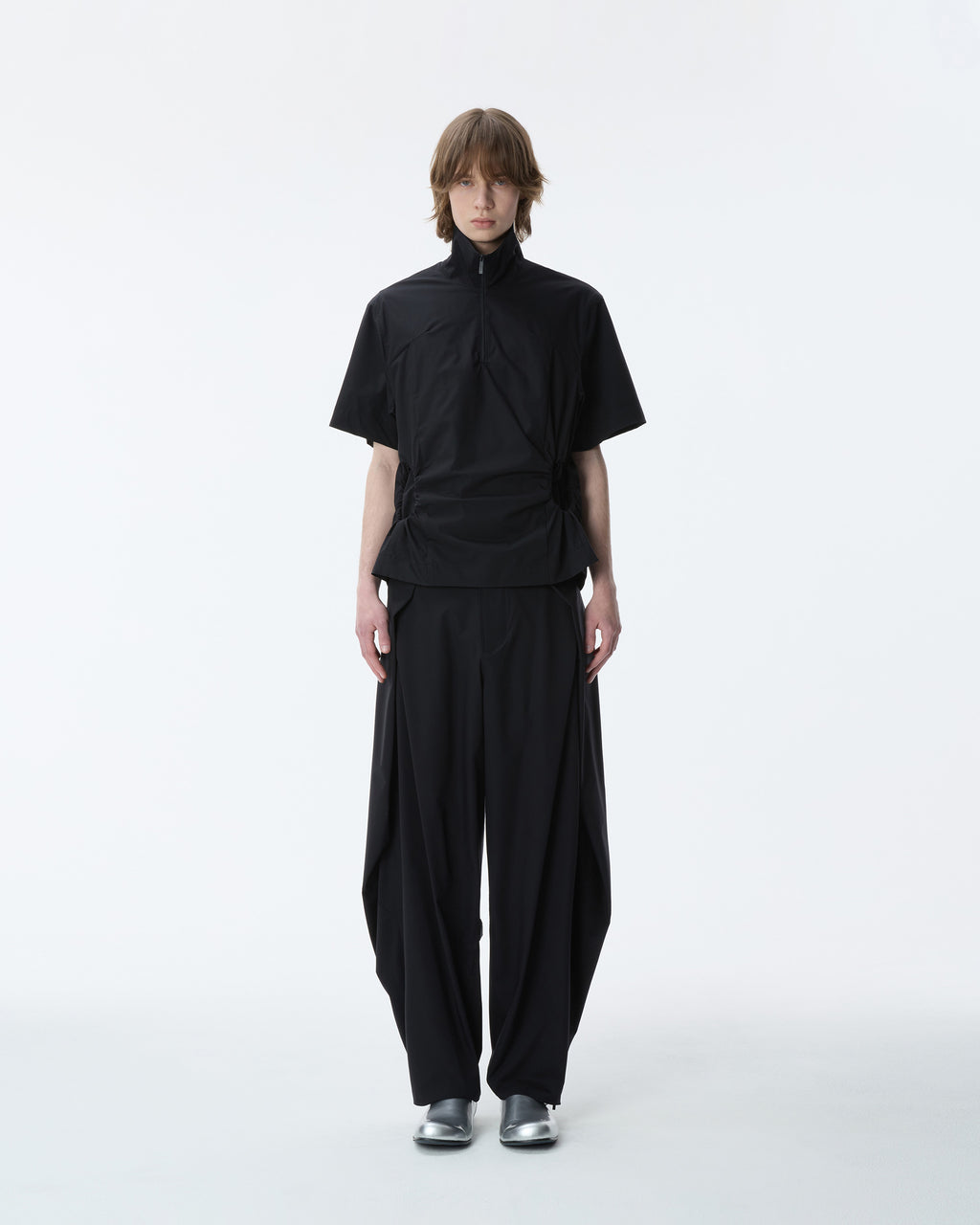 Ader Error - Half Sleeve Shirt Product. 37 (Noir) product image 2 | TRAB K-Fashion Australia