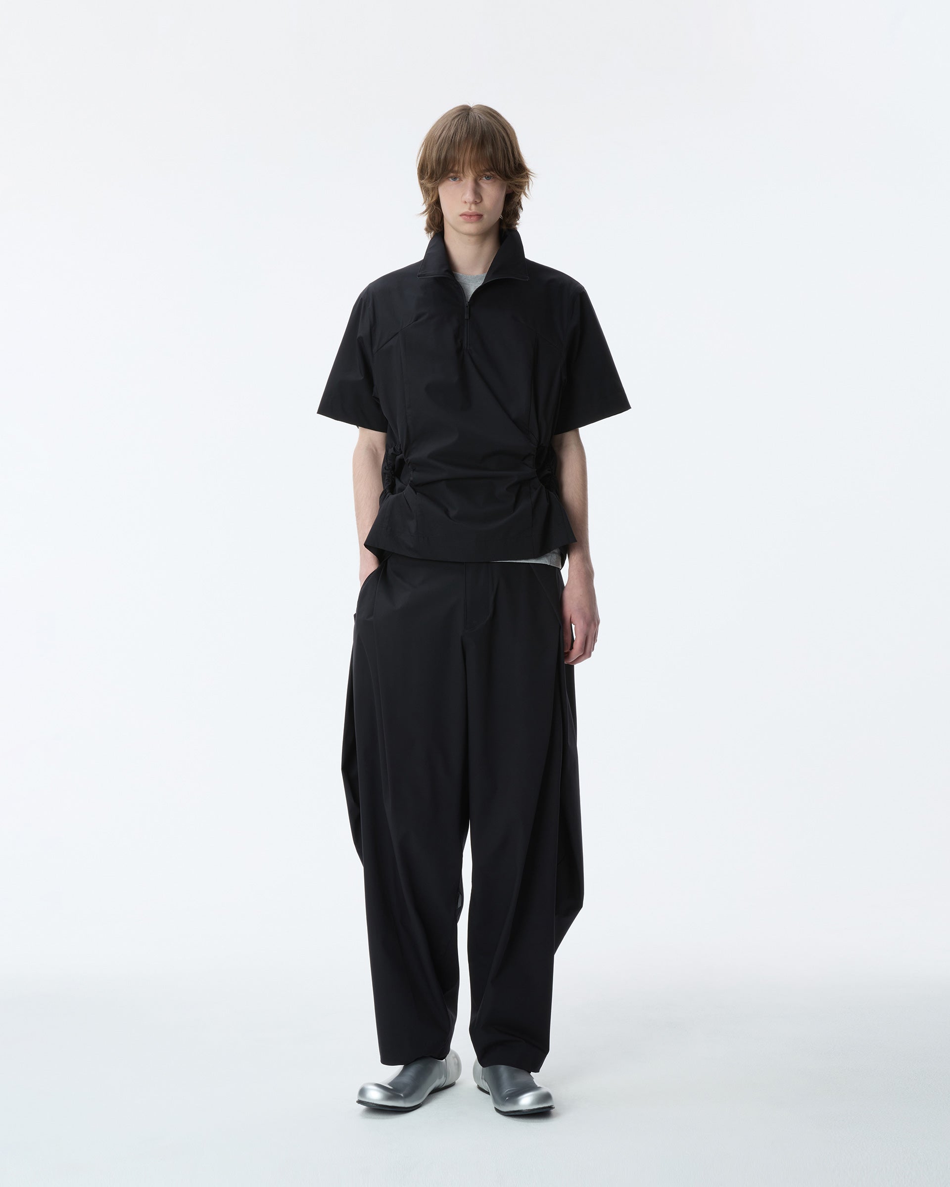 Ader Error - Half Sleeve Shirt Product. 37 (Noir) product image 4 | TRAB K-Fashion Australia