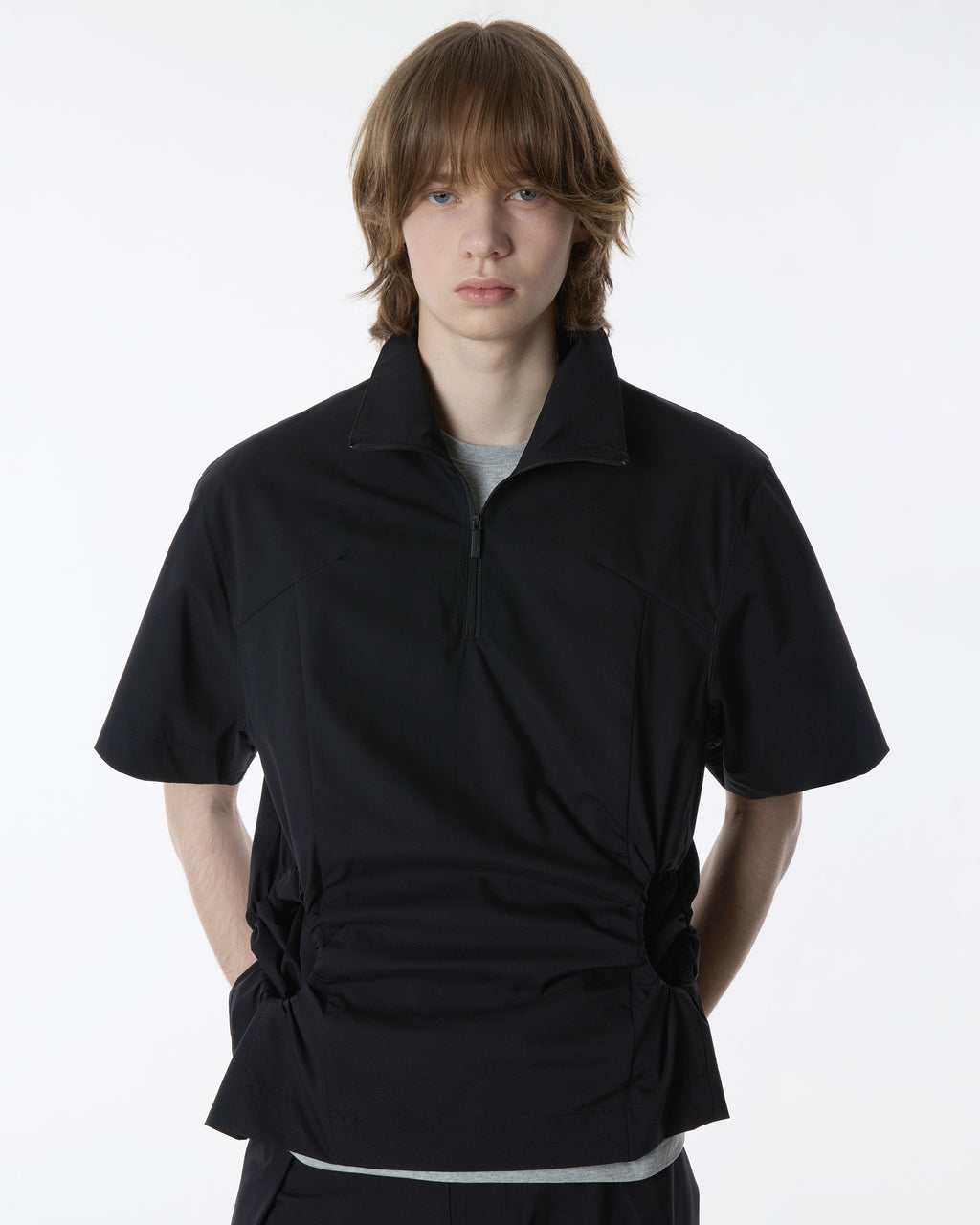 Ader Error - Half Sleeve Shirt Product. 37 (Noir) product image 15 | TRAB K-Fashion Australia