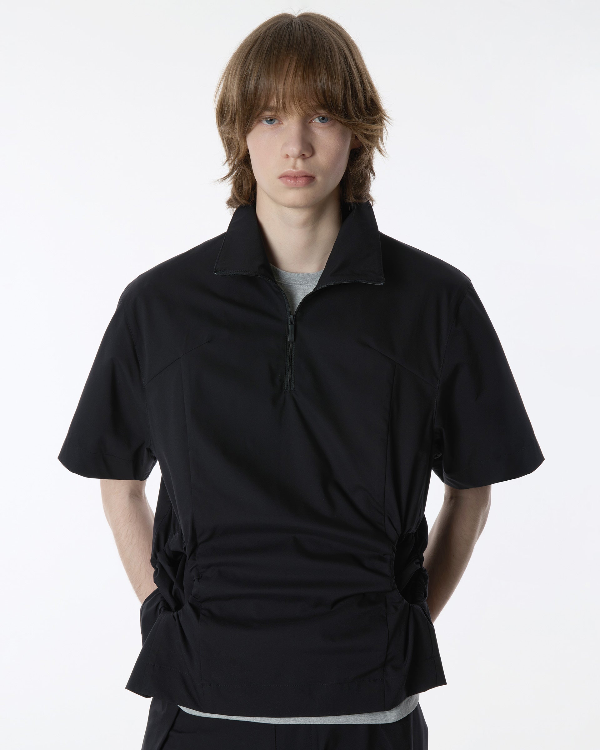 Ader Error - Half Sleeve Shirt Product. 37 (Noir) product image 5 | TRAB K-Fashion Australia