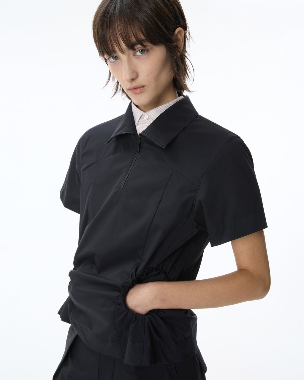 Ader Error - Half Sleeve Shirt Product. 37 (Noir) product image 5 | TRAB K-Fashion Australia