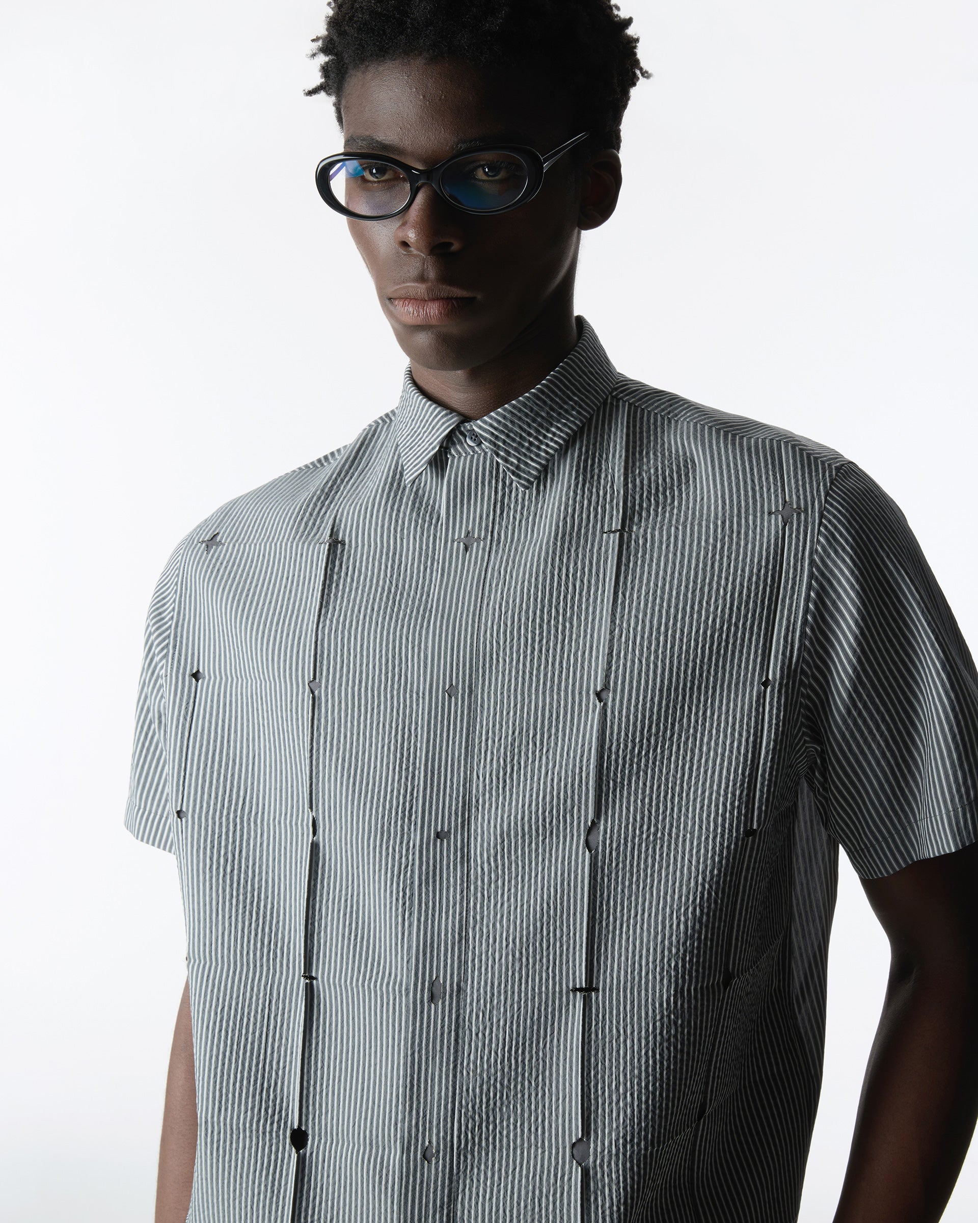 Ader Error - Half Sleeve Shirt Product. 38 (Noir) product image 12 | TRAB K-Fashion Australia