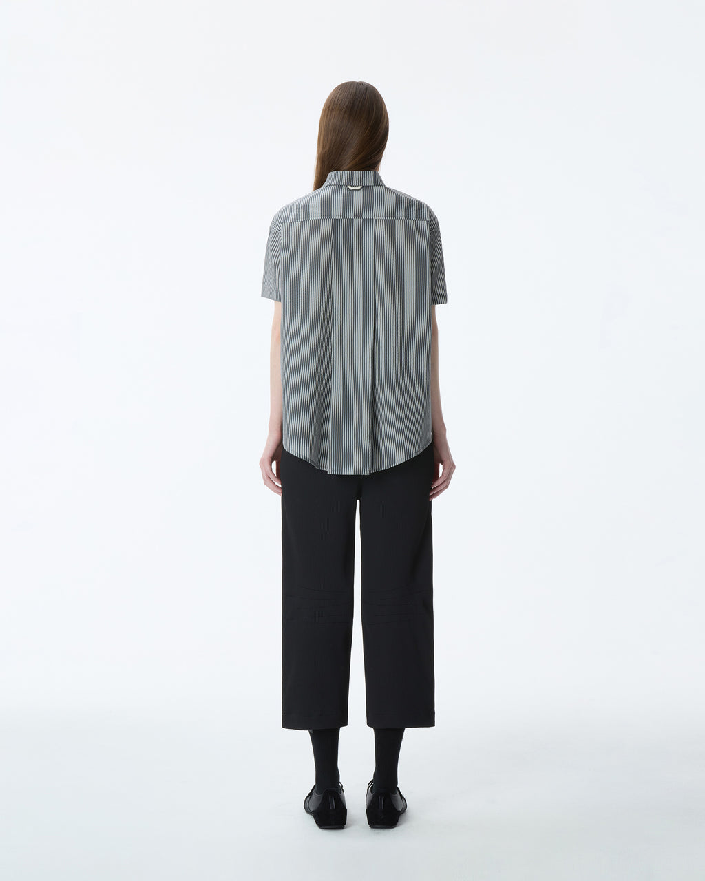 Ader Error - Half Sleeve Shirt Product. 38 (Noir) product image 3 | TRAB K-Fashion Australia