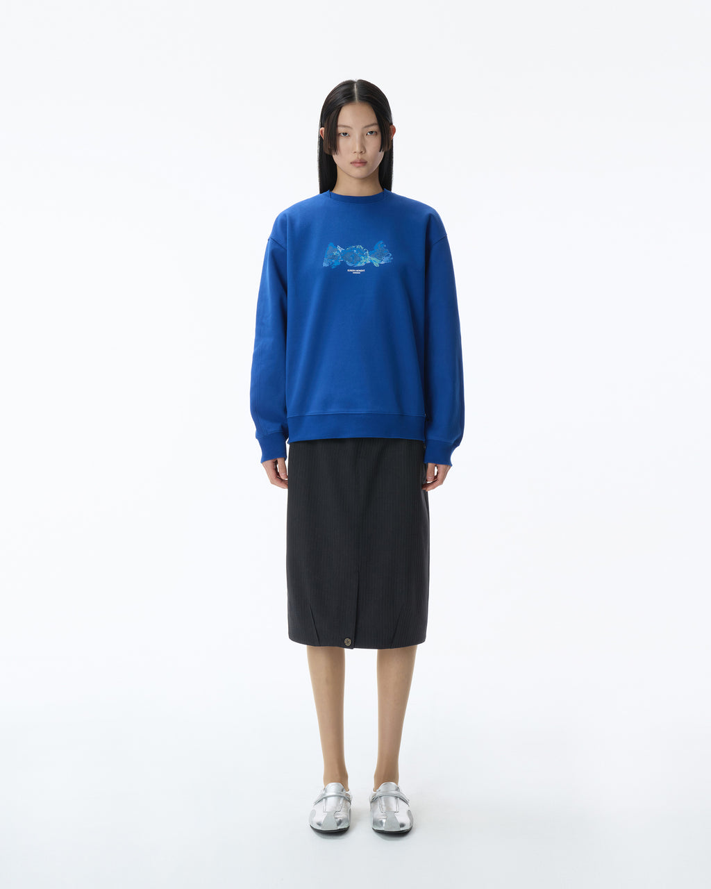 Ader Error - Sweatshirt Product. 42 (Dark Blue) product image 2 | TRAB K-Fashion Australia