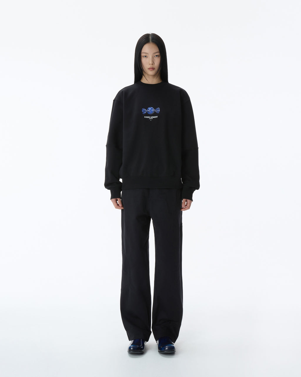 Ader Error - Lolly Sweatshirt Product. 43 (Noir) product image 2 | TRAB K-Fashion Australia