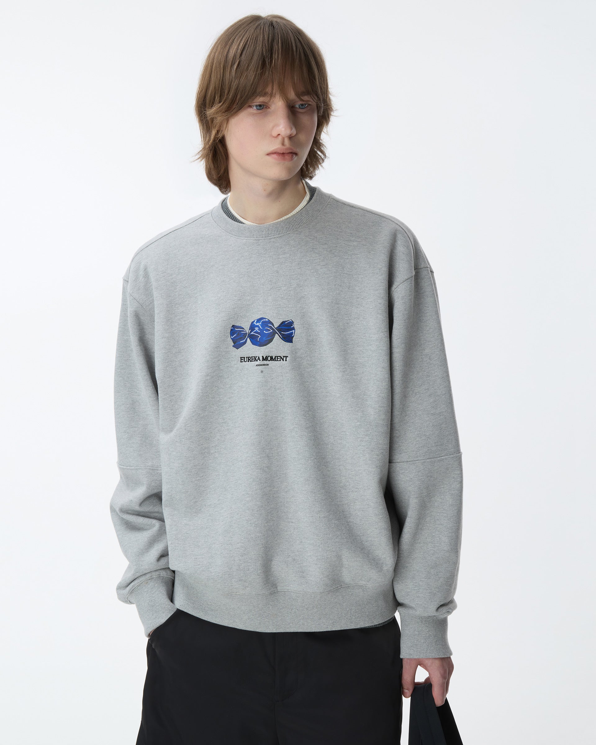 Ader Error - Lolly Sweatshirt Product. 43 (Grey) product image 14 | TRAB K-Fashion Australia