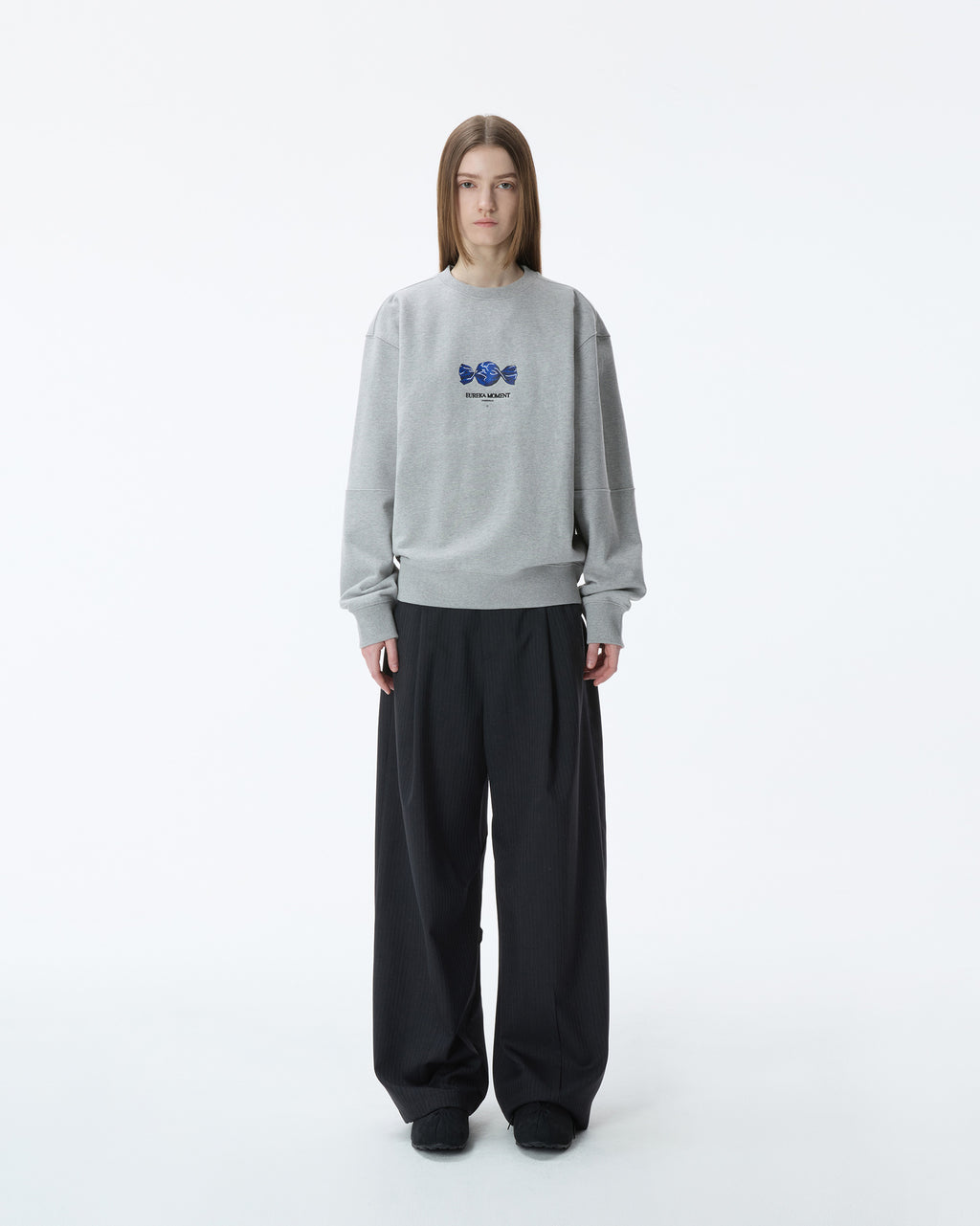 Ader Error - Lolly Sweatshirt Product. 43 (Grey) product image 2 | TRAB K-Fashion Australia