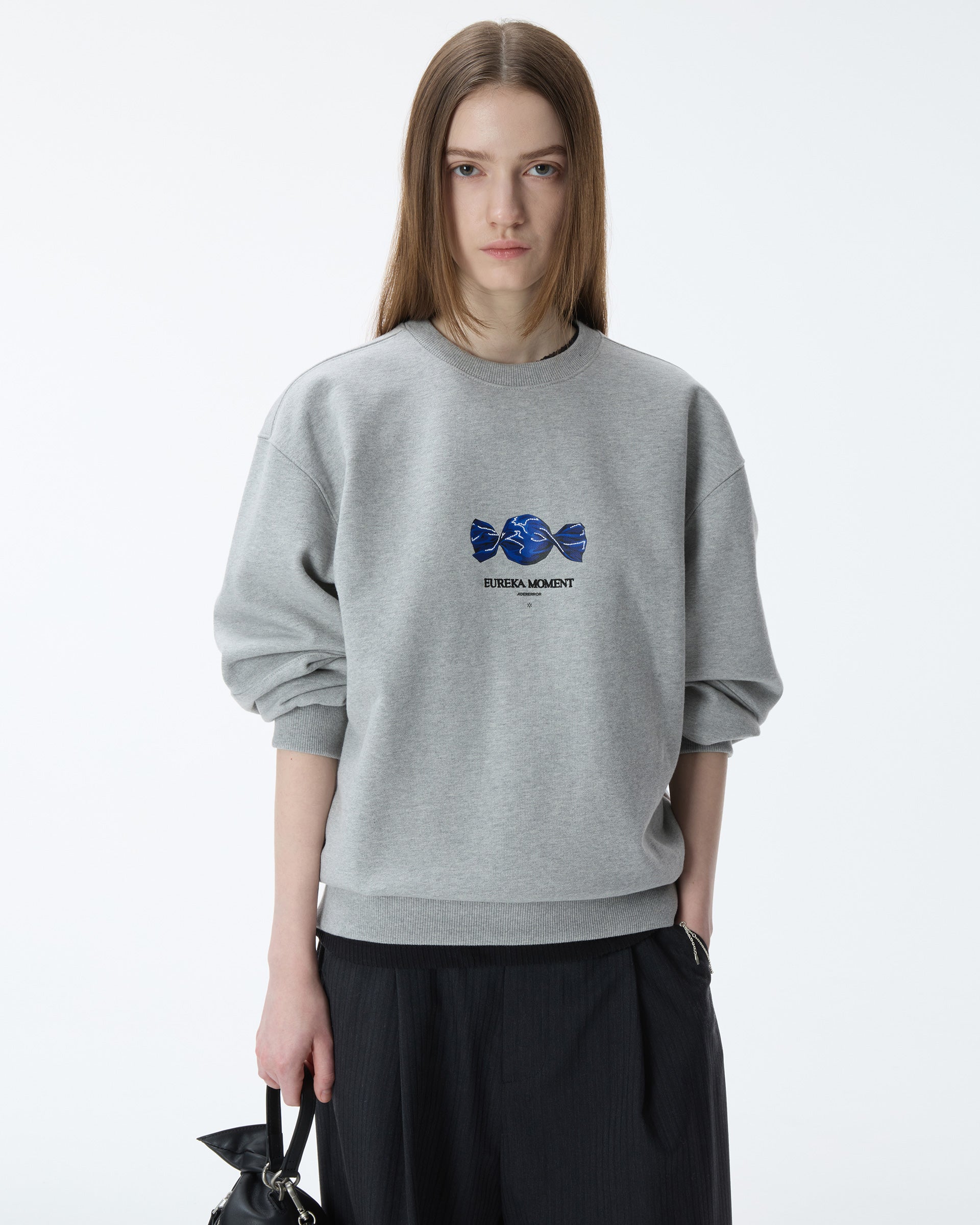 Ader Error - Lolly Sweatshirt Product. 43 (Grey) product image 5 | TRAB K-Fashion Australia