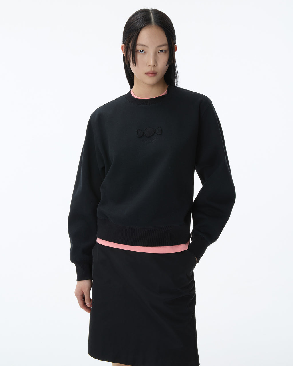 Ader Error - Serenty Sweatshirt Product. 44 (Noir) product image 5 | TRAB K-Fashion Australia