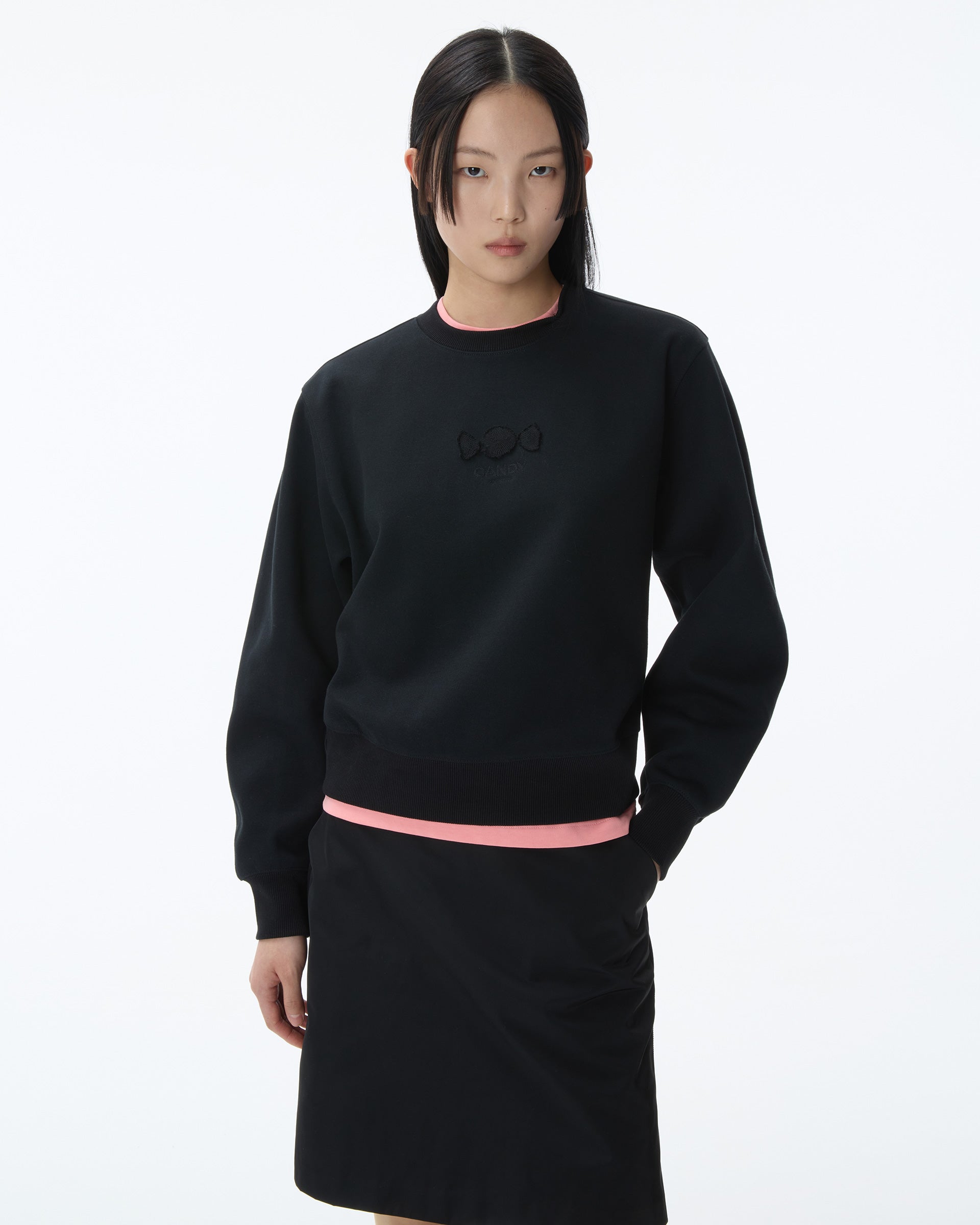 Ader Error - Serenty Sweatshirt Product. 44 (Noir) product image 5 | TRAB K-Fashion Australia