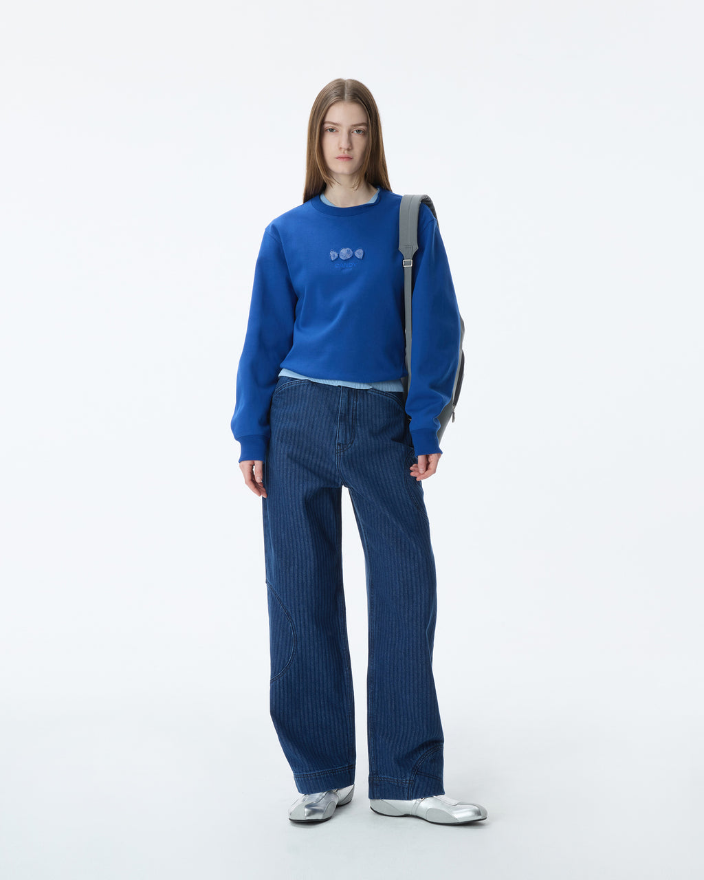 Ader Error - Serenty Sweatshirt Product. 44 (Dark Blue) product image 1 | TRAB K-Fashion Australia