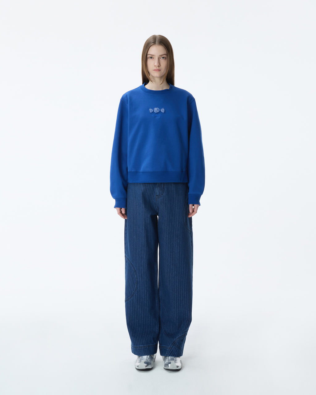 Ader Error - Serenty Sweatshirt Product. 44 (Dark Blue) product image 2 | TRAB K-Fashion Australia