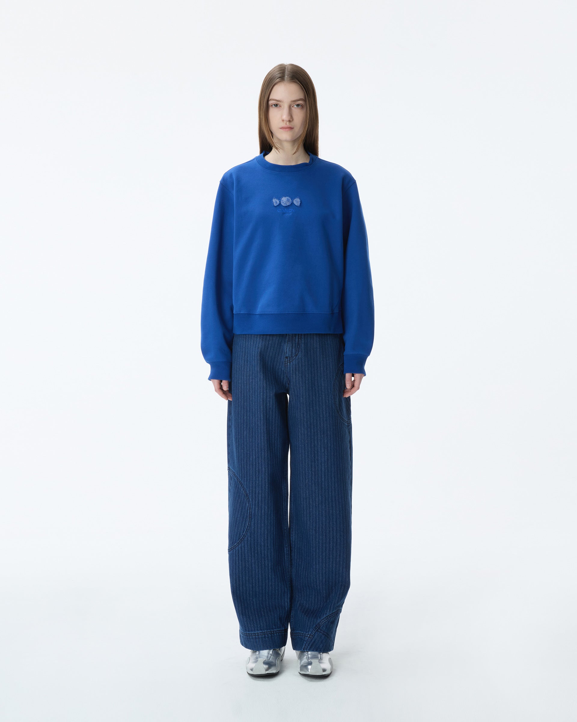 Ader Error - Serenty Sweatshirt Product. 44 (Dark Blue) product image 2 | TRAB K-Fashion Australia