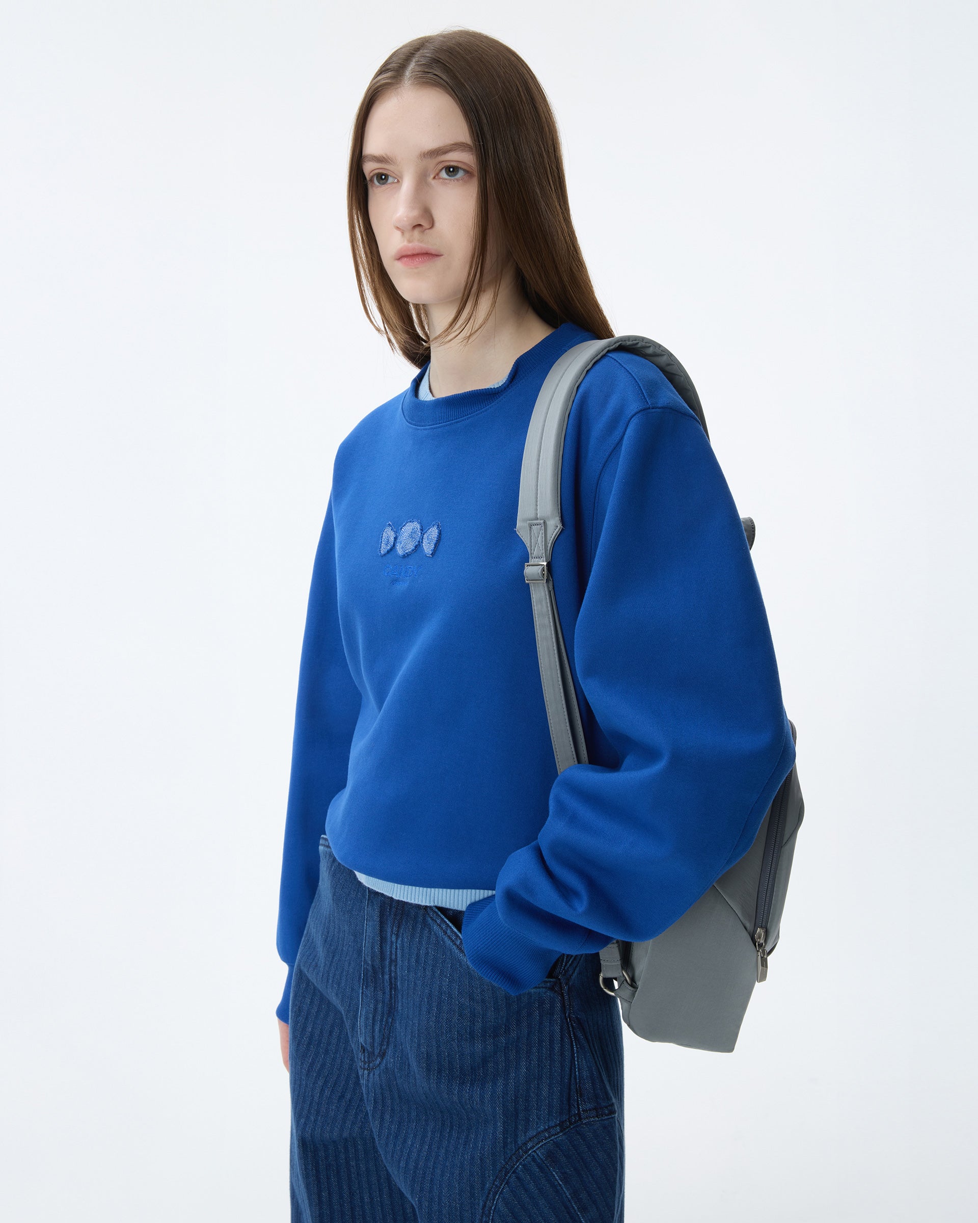 Ader Error - Serenty Sweatshirt Product. 44 (Dark Blue) product image 5 | TRAB K-Fashion Australia