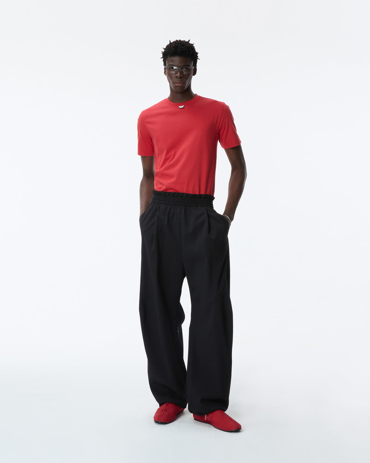 Ader Error - T-Shirt Product. 47 (Red) product image 1 | TRAB K-Fashion Australia