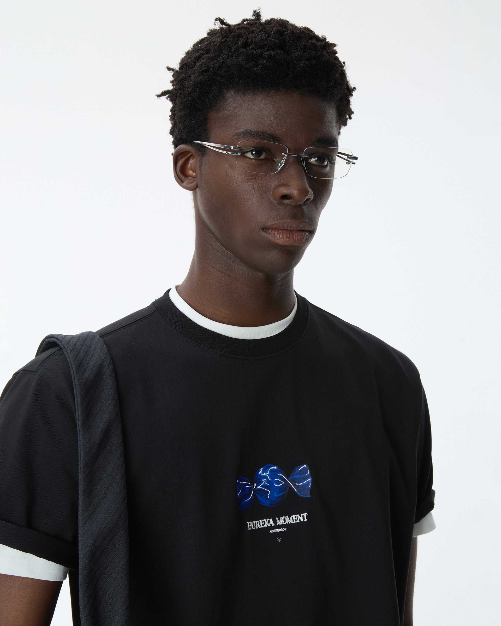 Ader Error - Lolly T-Shirt Product. 50 (Noir) product image 15 | TRAB K-Fashion Australia