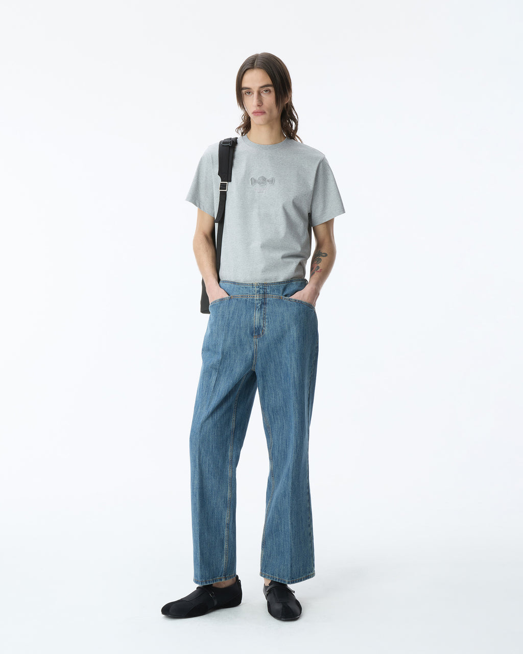 Ader Error - Serenty T-Shirt Product. 52 (Grey) product image 13 | TRAB K-Fashion Australia