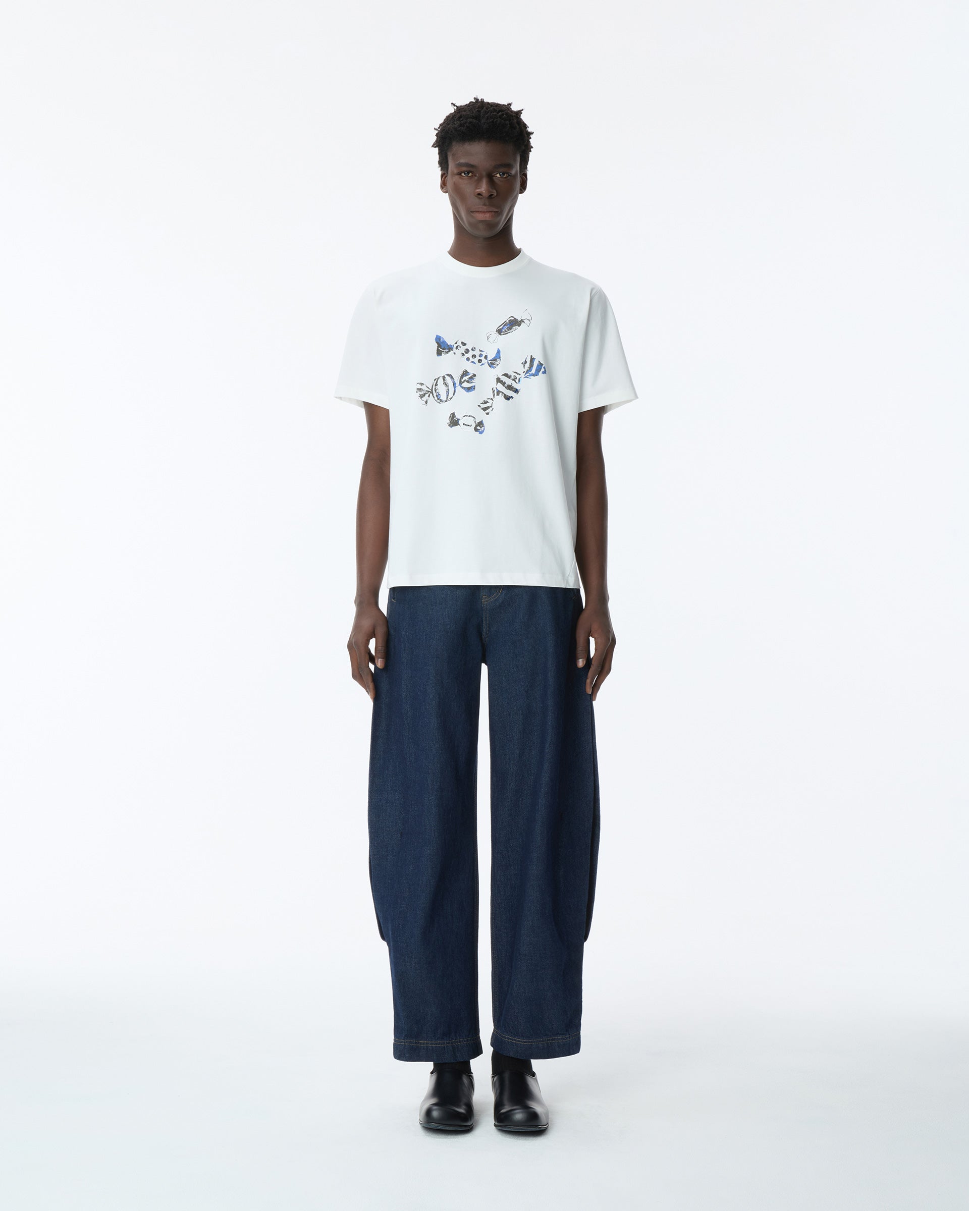 トップス Ader Error Ader Error - T-Shirt Product. 54 (Off White) | TRAB K-Fashion Austr