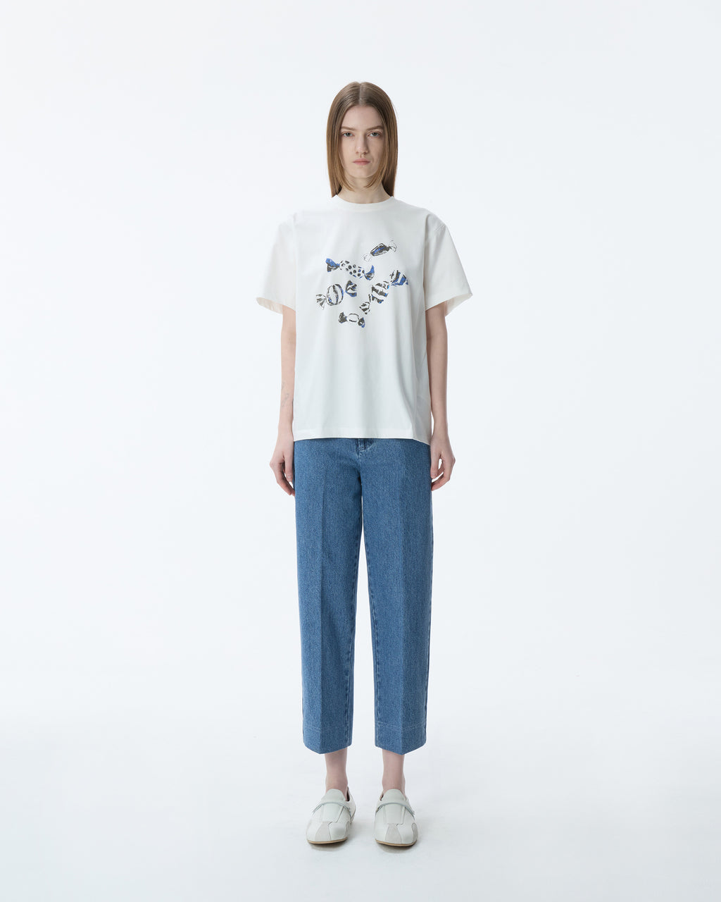 Ader Error - T-Shirt Product. 54 (Off White) product image 2 | TRAB K-Fashion Australia