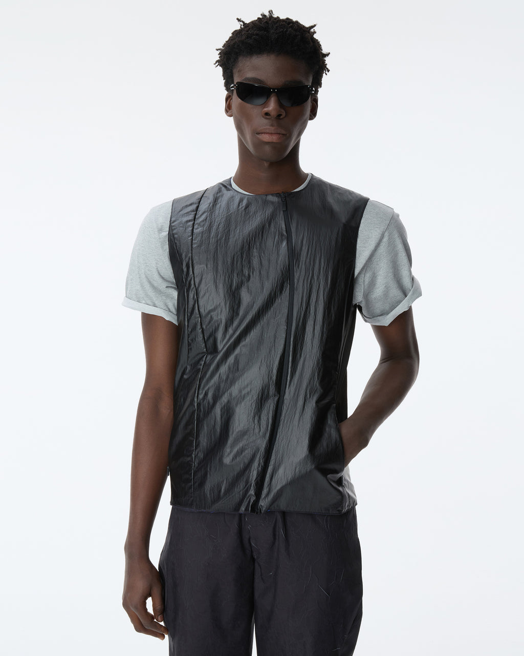 Ader Error - Laton Vest Product. 16 (Noir) product image 15 | TRAB K-Fashion Australia