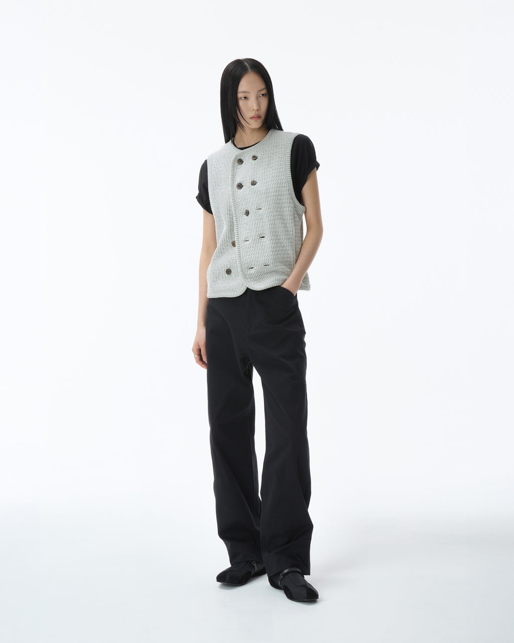 Ader Error - Vest Product. 17 (Off White) product image 1 | TRAB K-Fashion Australia
