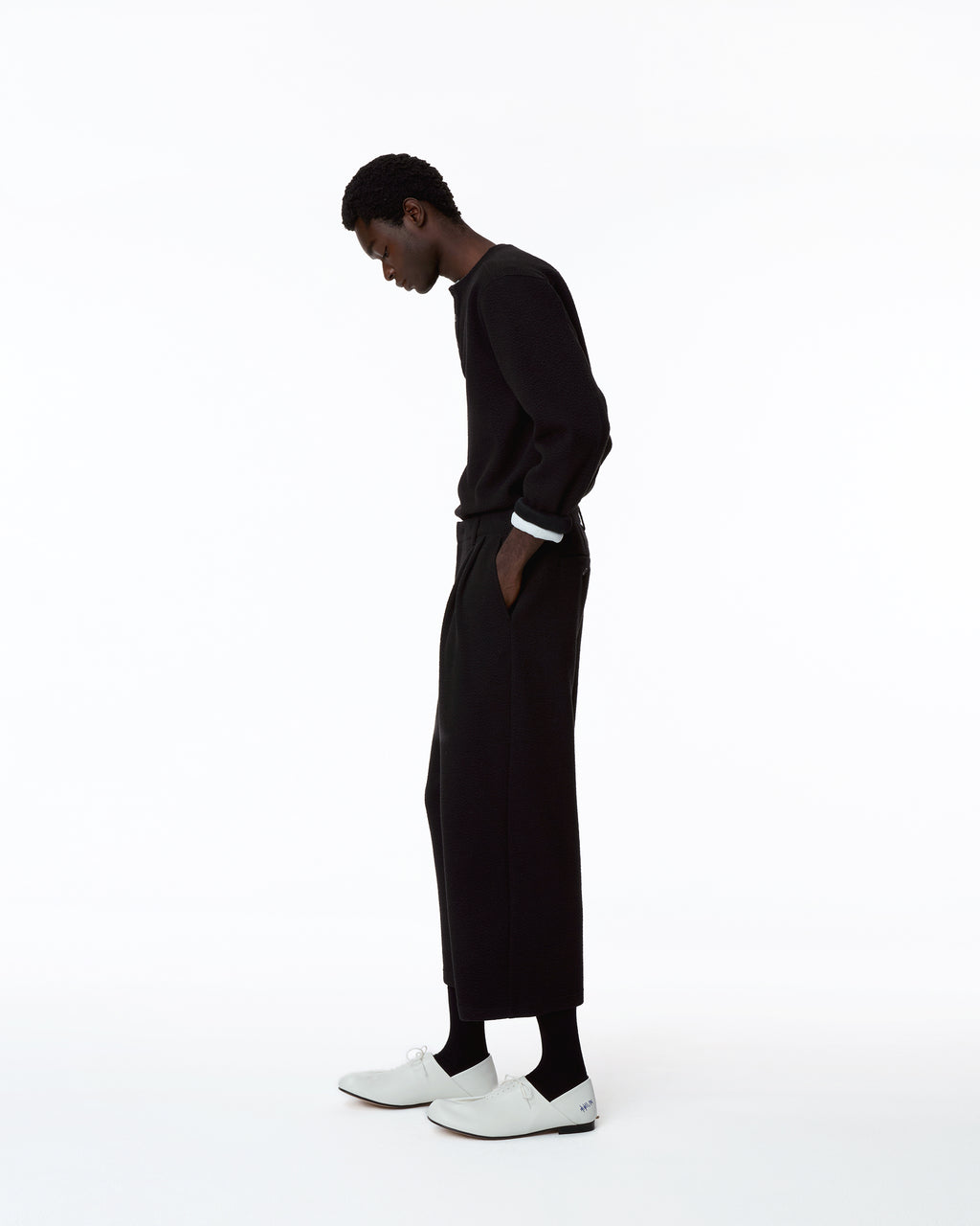 Ader Error - Realce Trousers Product. 3 (Noir) product image 7 | TRAB K-Fashion Australia