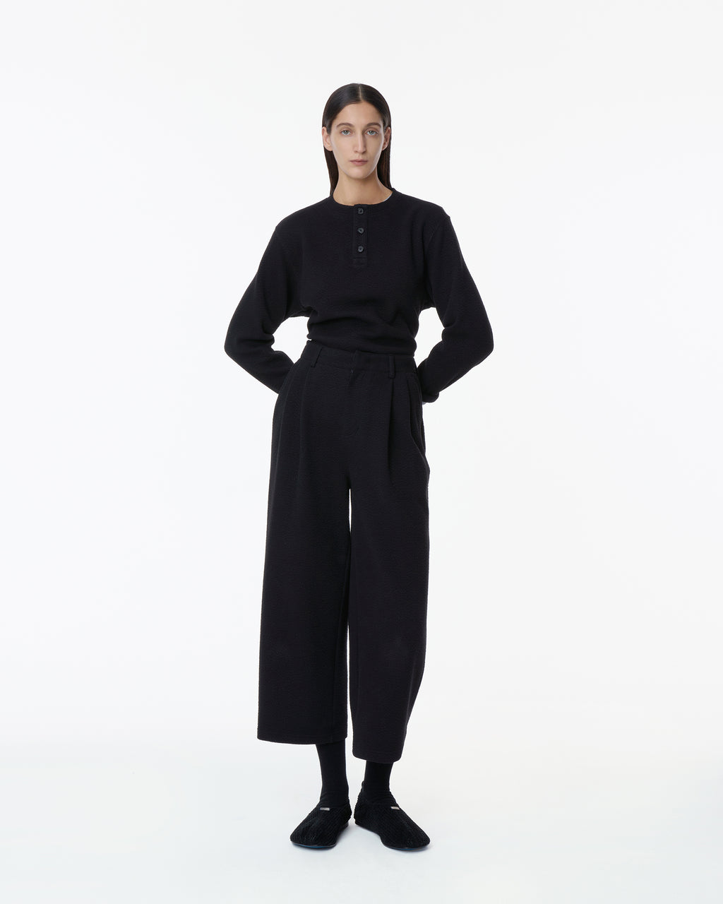 Ader Error - Realce Trousers Product. 3 (Noir) product image 2 | TRAB K-Fashion Australia