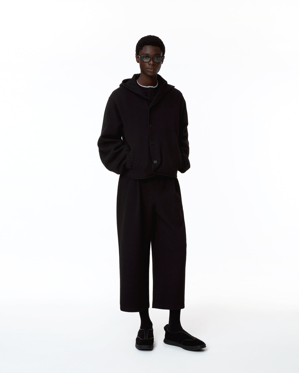 Ader Error - Realce Hoodie Jacket Product. 4 (Noir) product image 1 | TRAB K-Fashion Australia