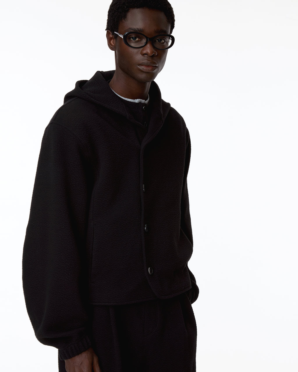 Ader Error - Realce Hoodie Jacket Product. 4 (Noir) product image 11 | TRAB K-Fashion Australia