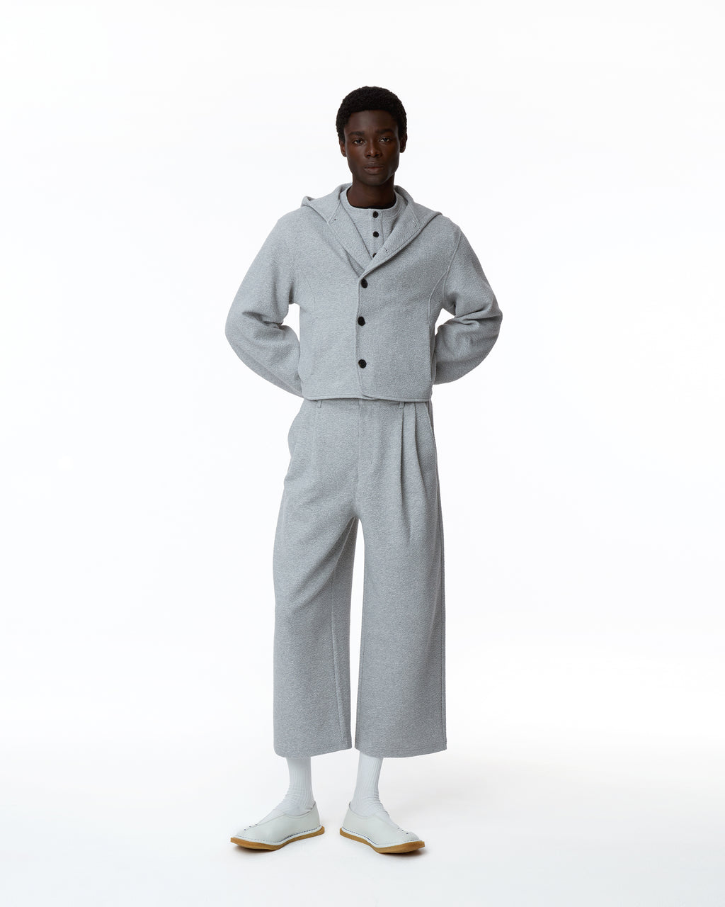 Ader Error - Realce Hoodie Jacket Product. 4 (Grey) product image 14 | TRAB K-Fashion Australia