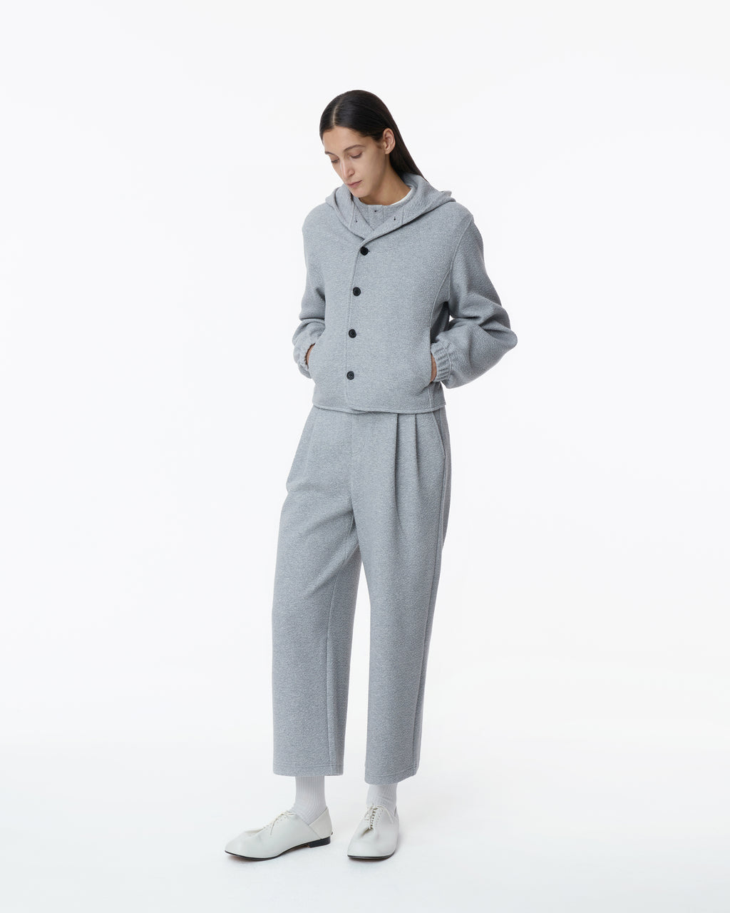 Ader Error - Realce Hoodie Jacket Product. 4 (Grey) product image 4 | TRAB K-Fashion Australia