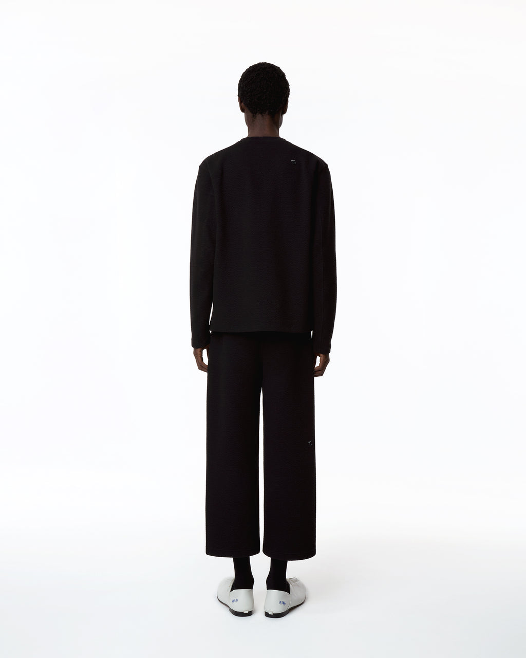 Ader Error - Realce Henley Neck T-shirt Product. 5 (Noir) product image 9 | TRAB K-Fashion Australia