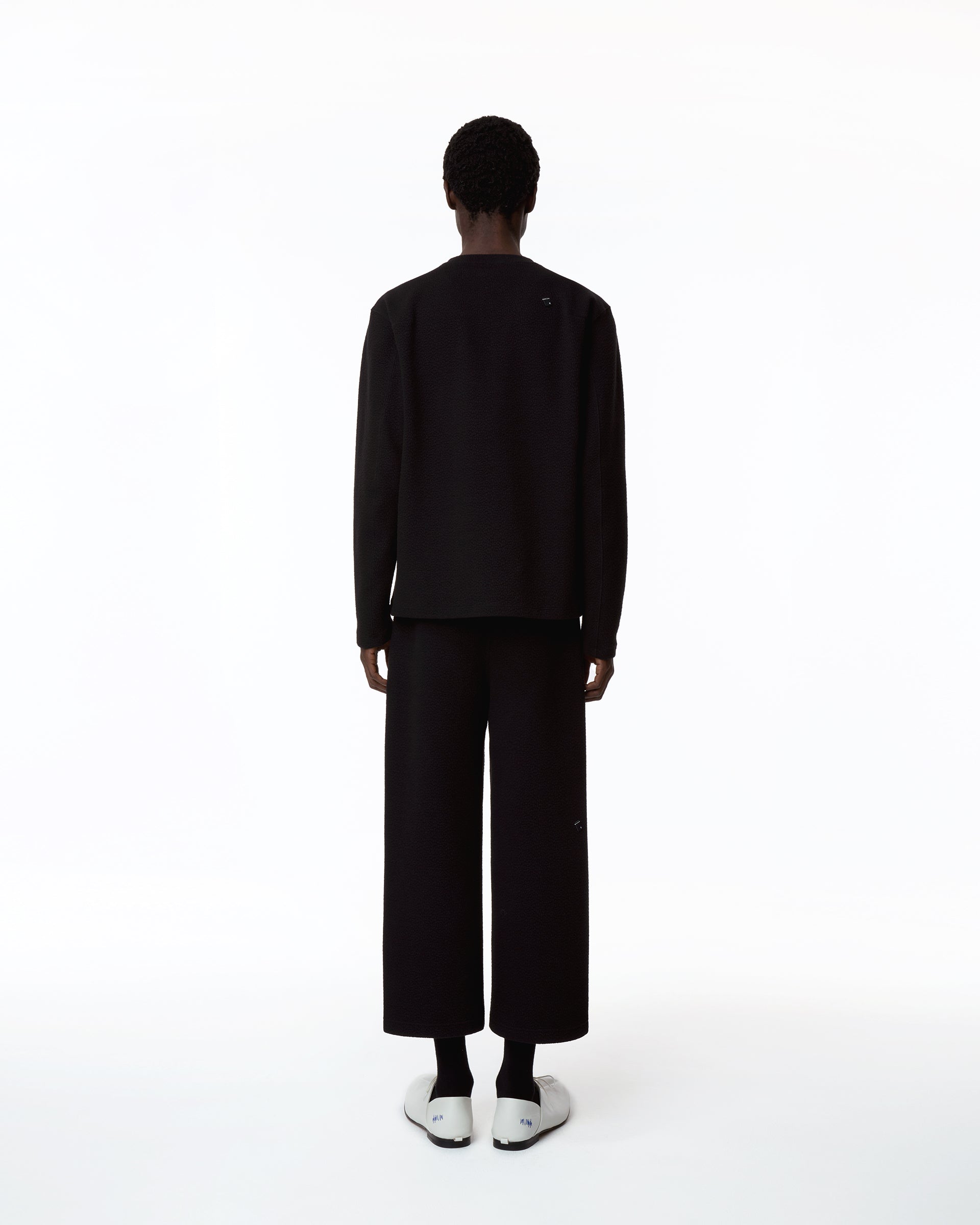 Ader Error - Realce Henley Neck T-shirt Product. 5 (Noir) product image 9 | TRAB K-Fashion Australia