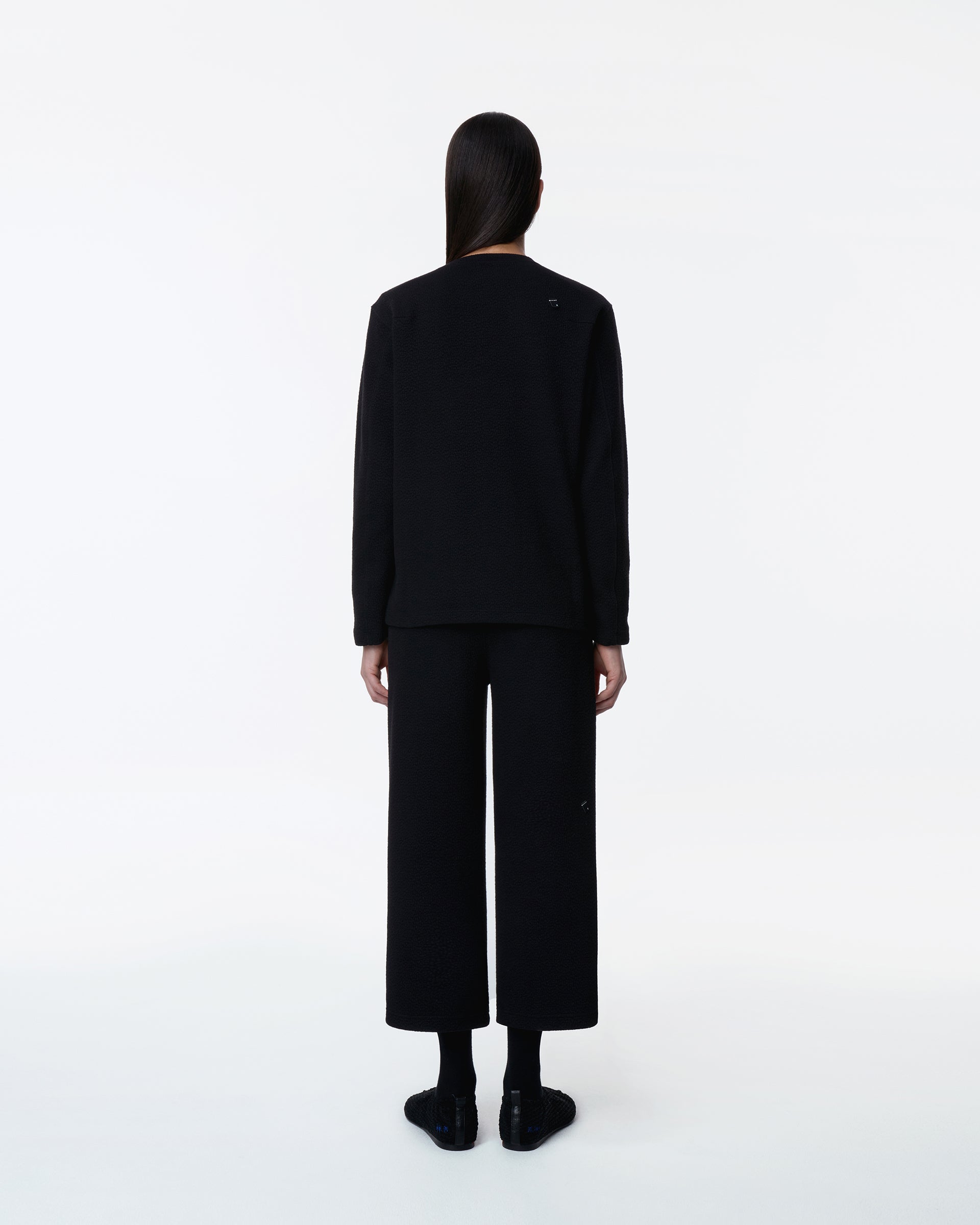 Ader Error - Realce Henley Neck T-shirt Product. 5 (Noir) product image 3 | TRAB K-Fashion Australia