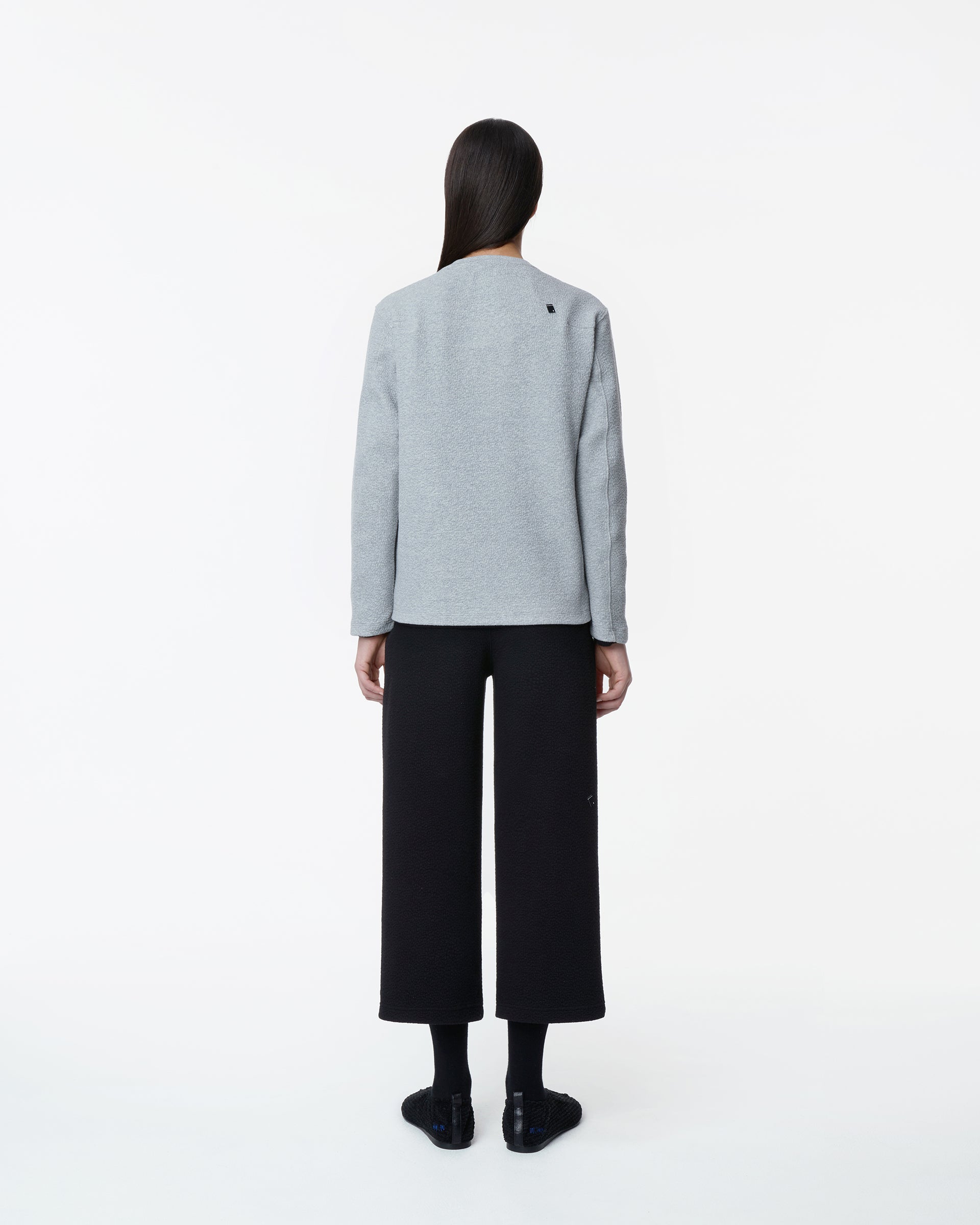 Ader Error - Realce Henley Neck T-shirt Product. 5 (Grey) product image 3 | TRAB K-Fashion Australia