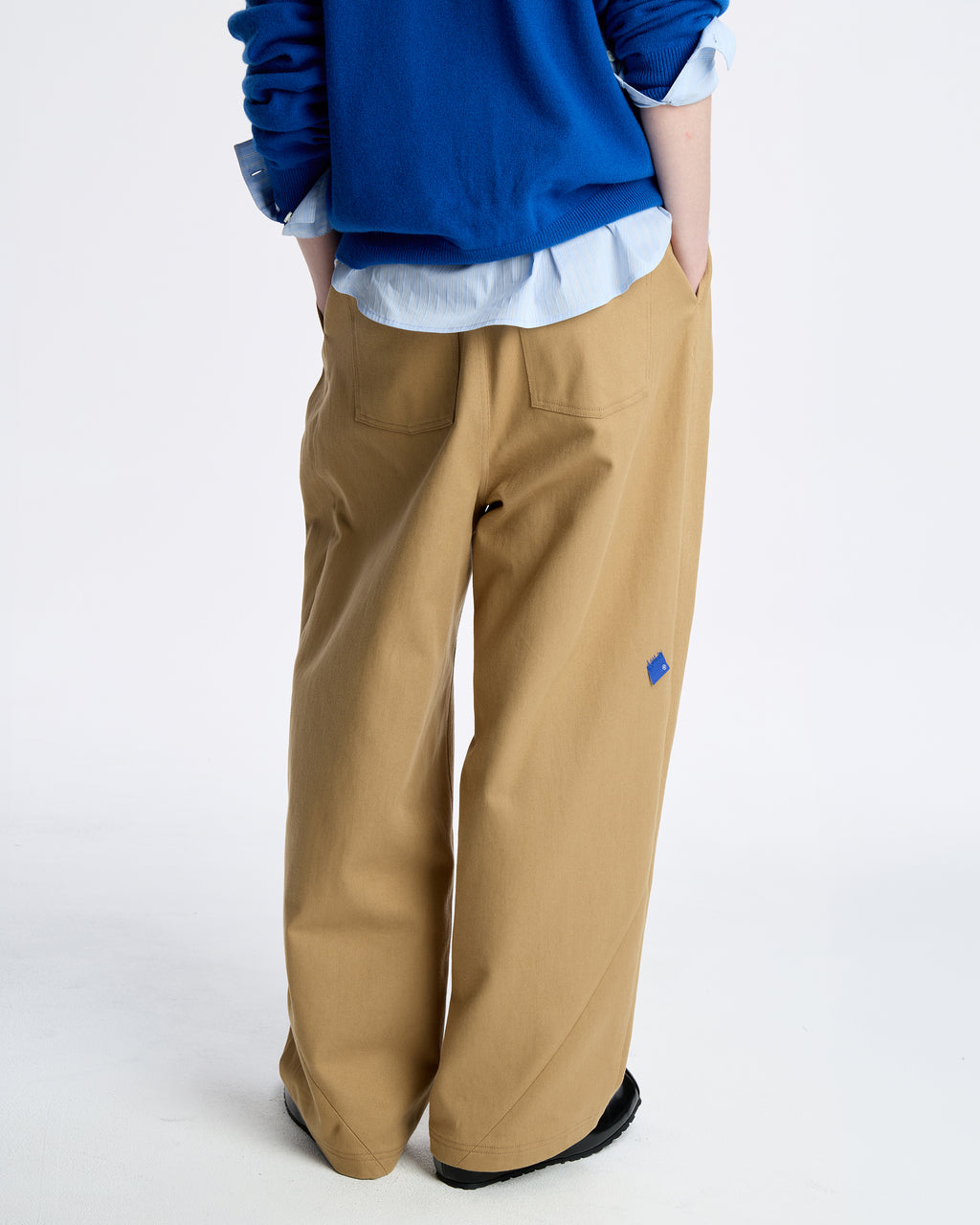 Ader Error - Sig; BL Tag Trousers 02 (Beige) product image 9 | TRAB K-Fashion Australia