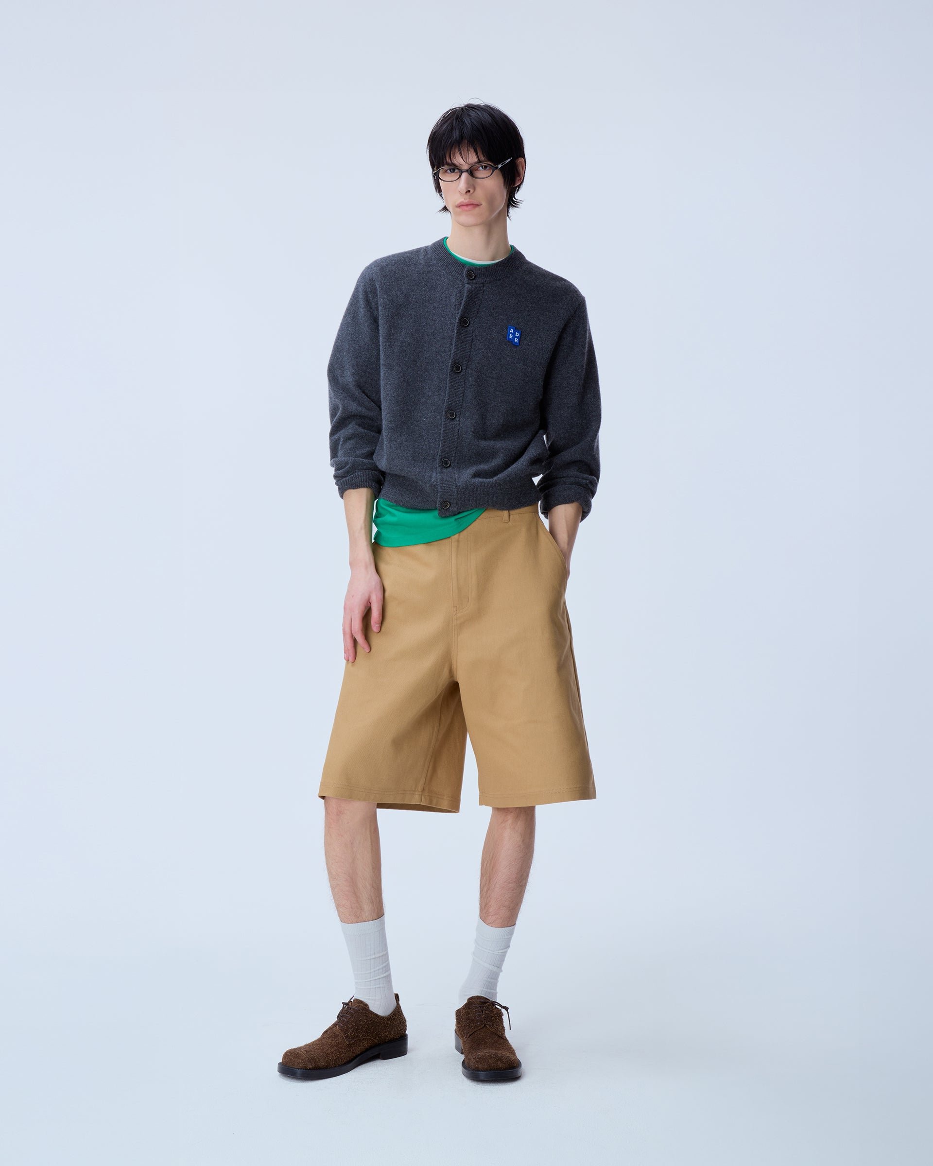 Ader Error - Sig; BL Tag shorts 01 (Beige) product image 10 | TRAB K-Fashion Australia