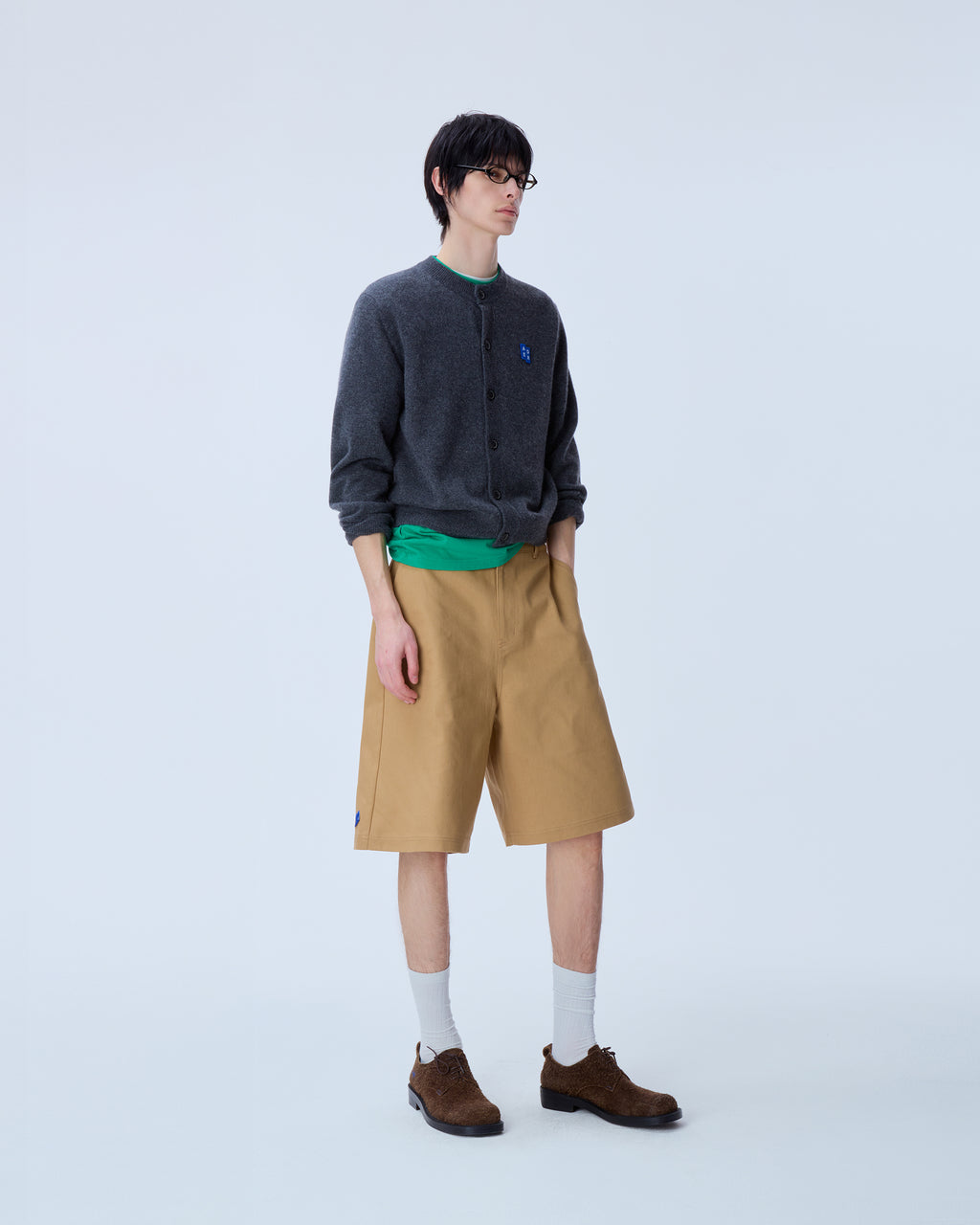 Ader Error - Sig; BL Tag shorts 01 (Beige) product image 11 | TRAB K-Fashion Australia