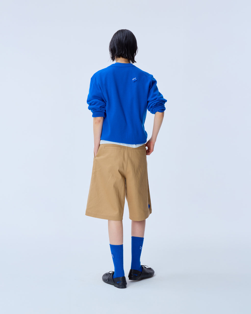Ader Error - Sig; BL Tag shorts 01 (Beige) product image 3 | TRAB K-Fashion Australia