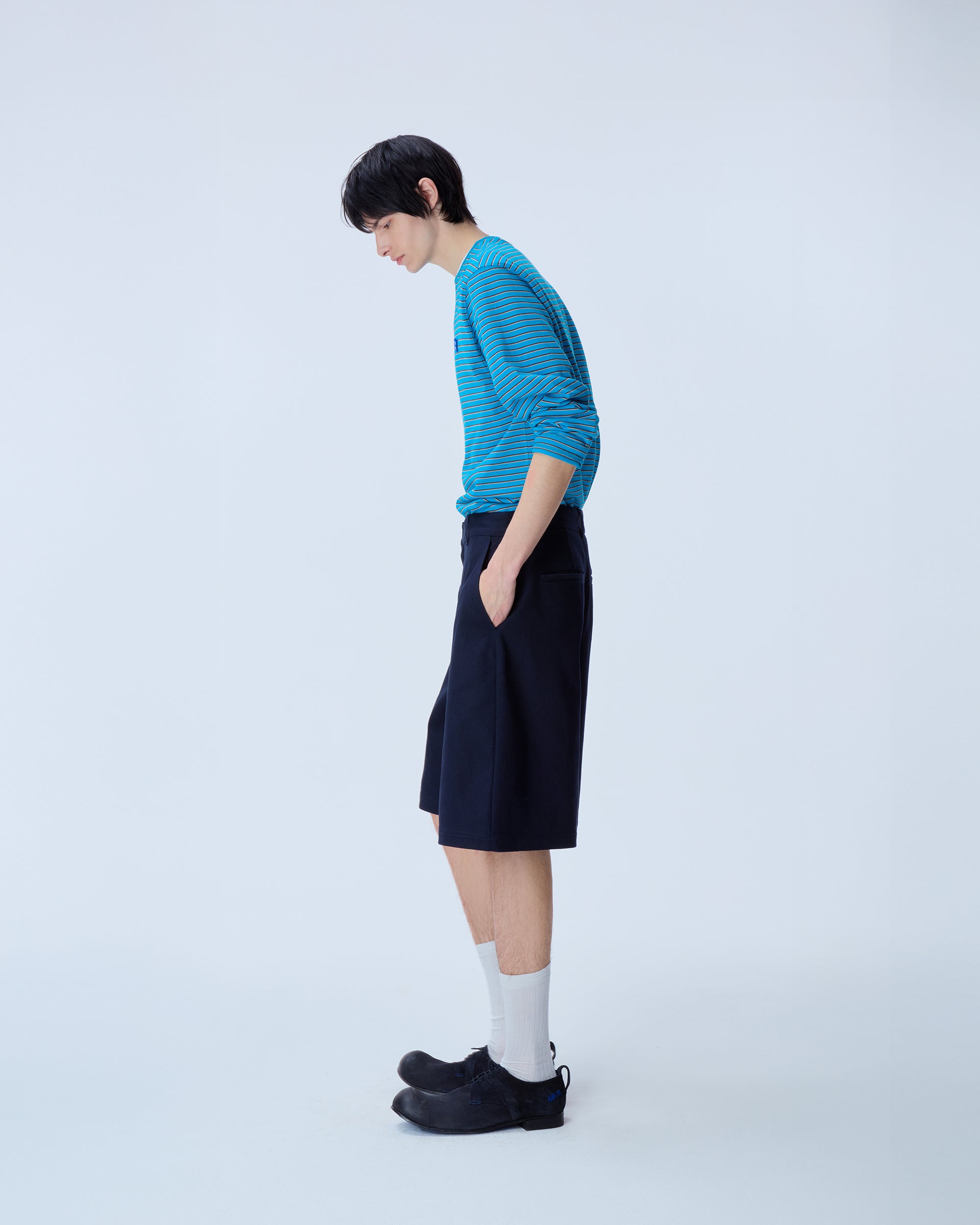 Ader Error - Sig; BL Tag shorts 01 (Navy) product image 12 | TRAB K-Fashion Australia