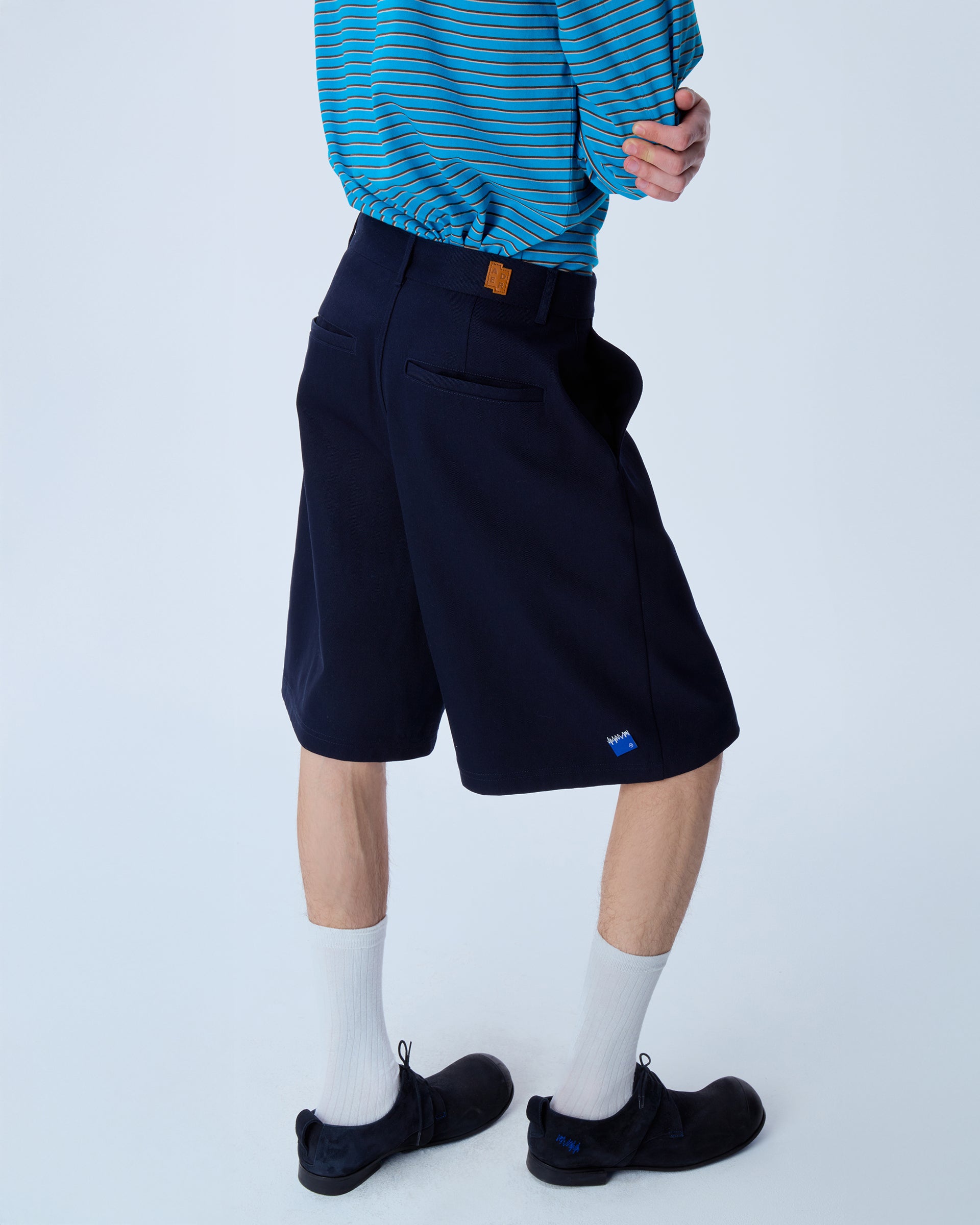 Ader Error - Sig; BL Tag shorts 01 (Navy) product image 14 | TRAB K-Fashion Australia
