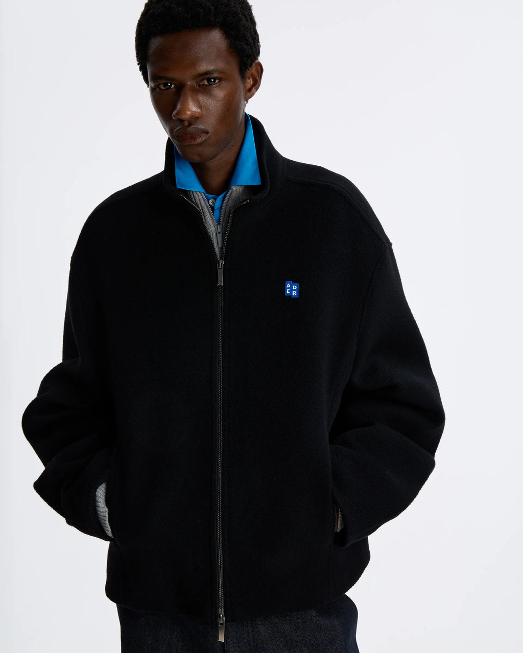 Ader Error - Sig; BL Tag Crop Coat 01 (Noir) product image 4 | TRAB K-Fashion Australia