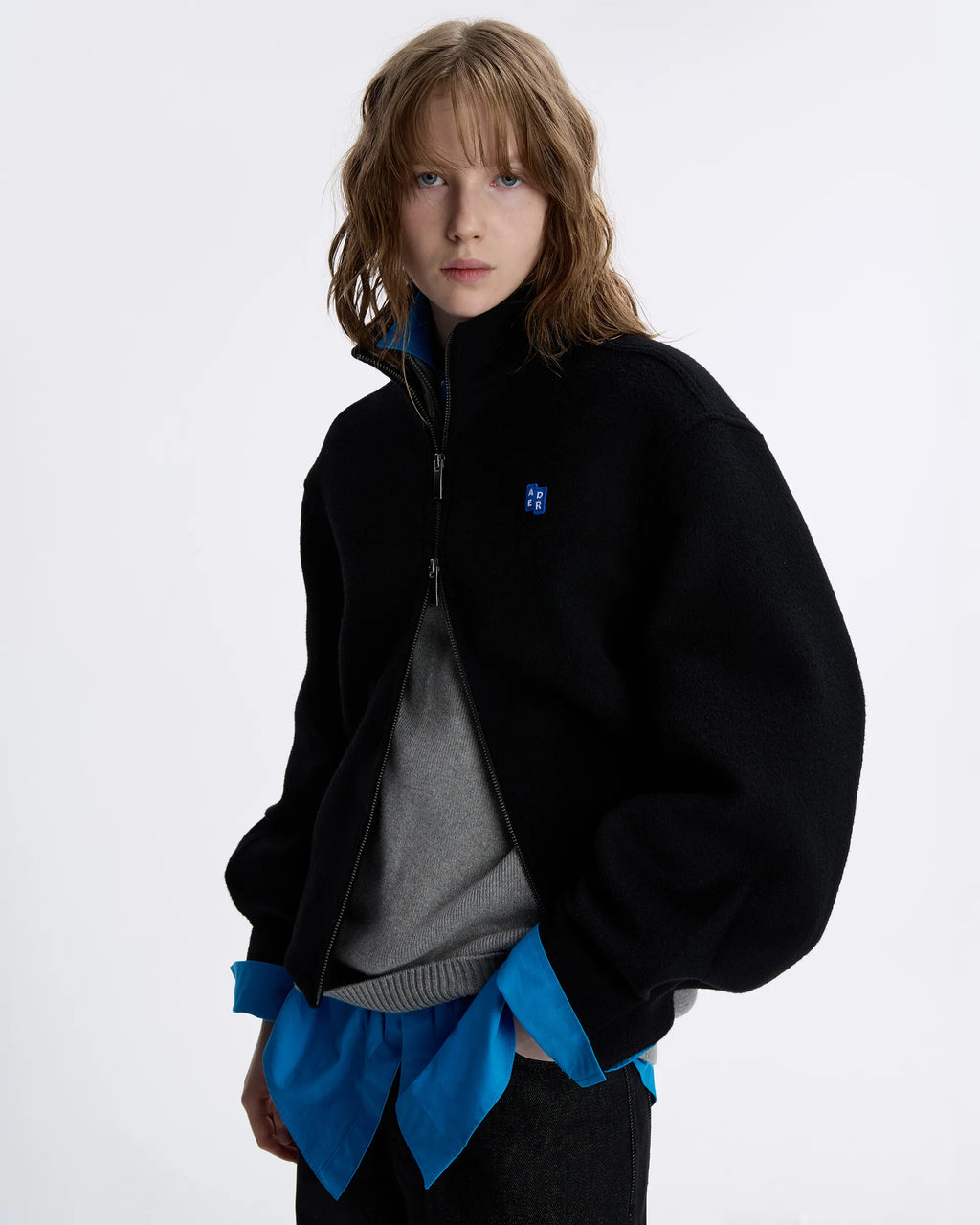 Ader Error - Sig; BL Tag Crop Coat 01 (Noir) product image 9 | TRAB K-Fashion Australia