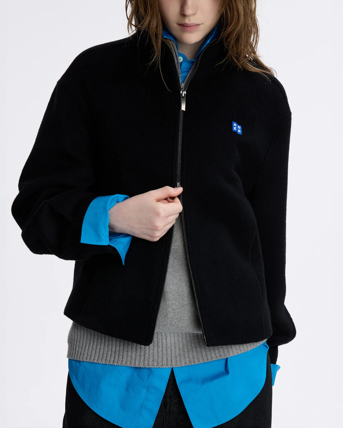Ader Error - Sig; BL Tag Crop Coat 01 (Noir) product image 10 | TRAB K-Fashion Australia