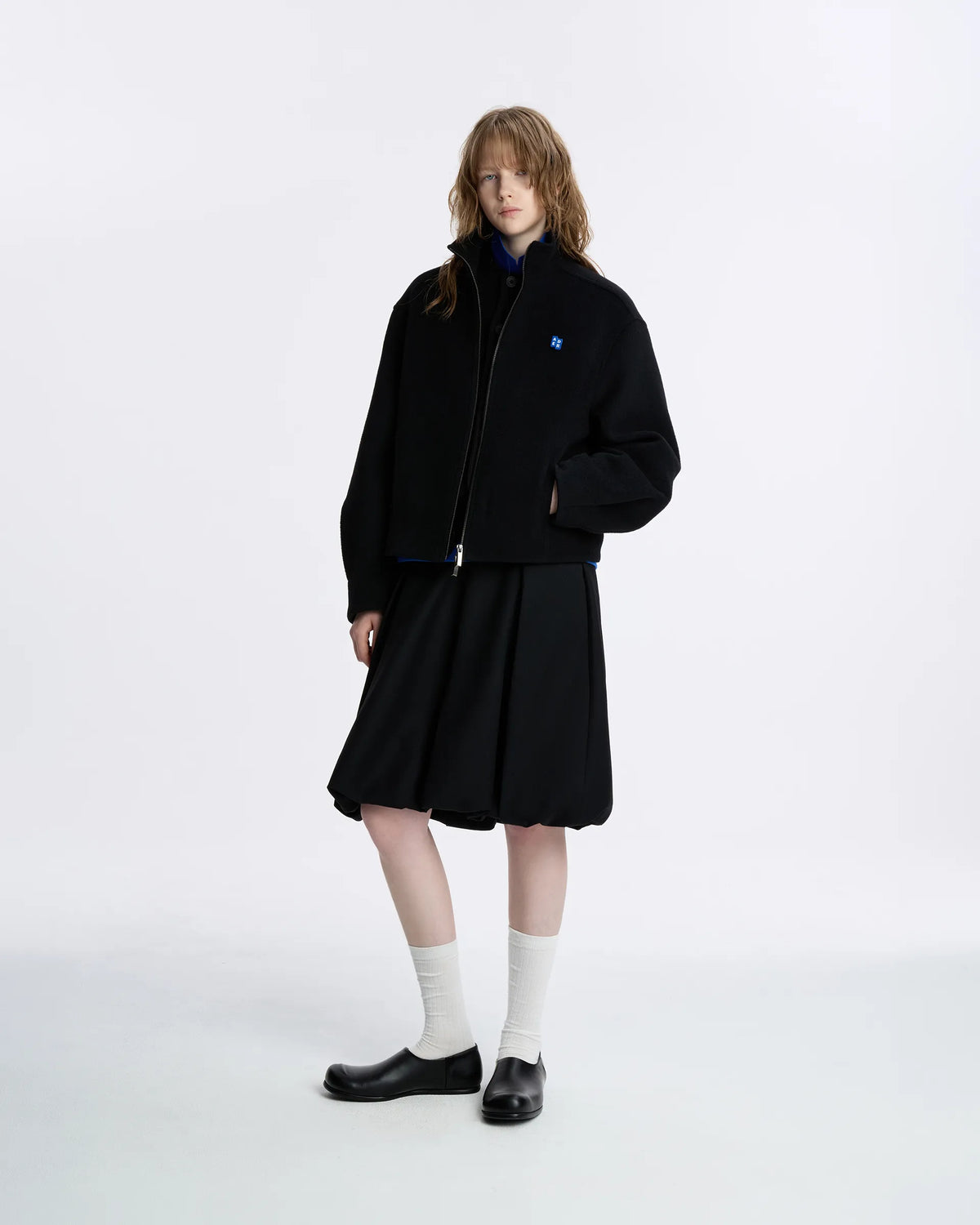Ader Error - Sig; BL Tag Crop Coat 01 (Noir) product image 14 | TRAB K-Fashion Australia